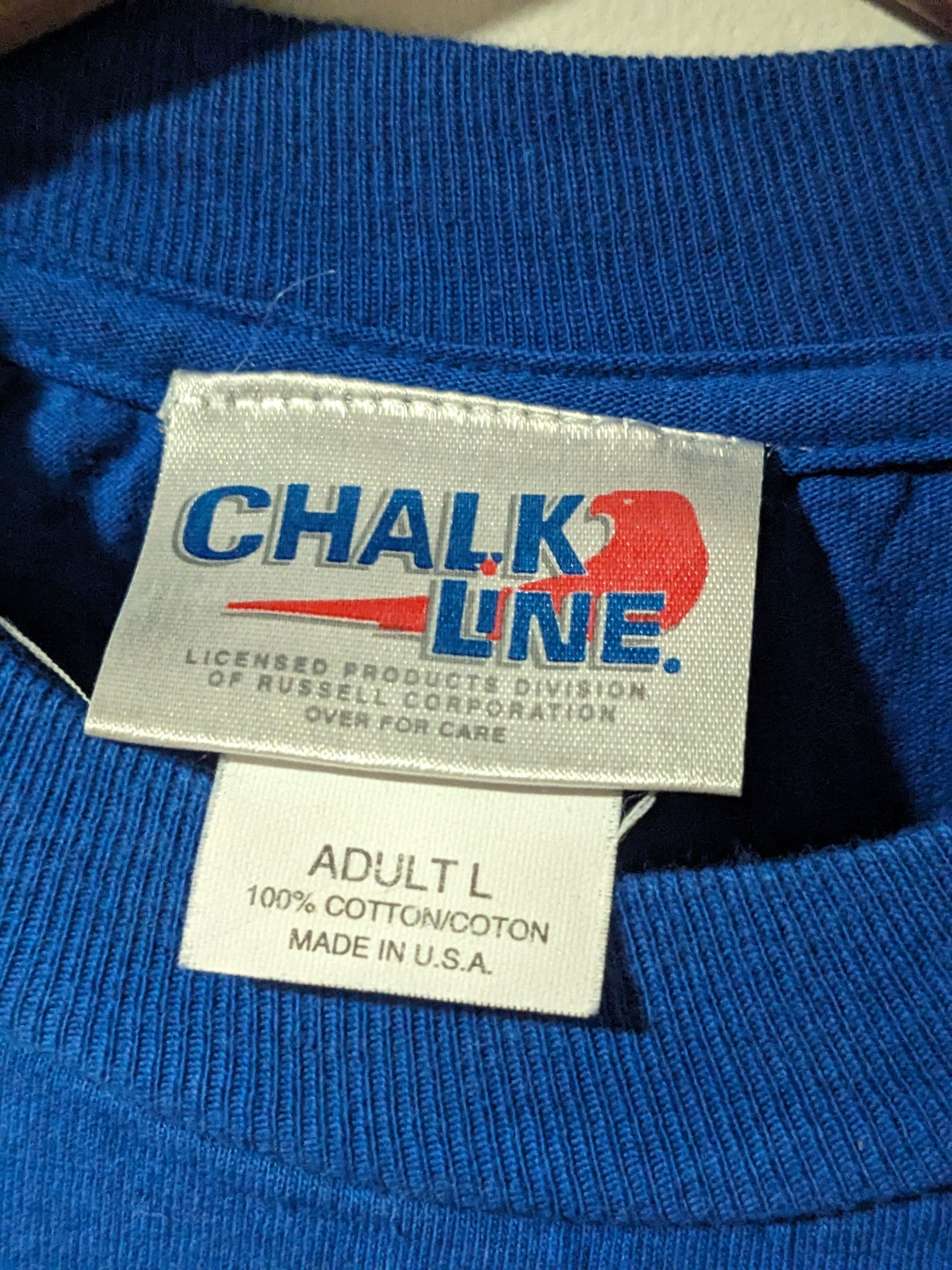 Chalk Line × NFL × Vintage Vintage 1996 Denver Broncos NFL Football Chalk Line T-Shirt Size US L / EU 52-54 / 3 - 4 Thumbnail