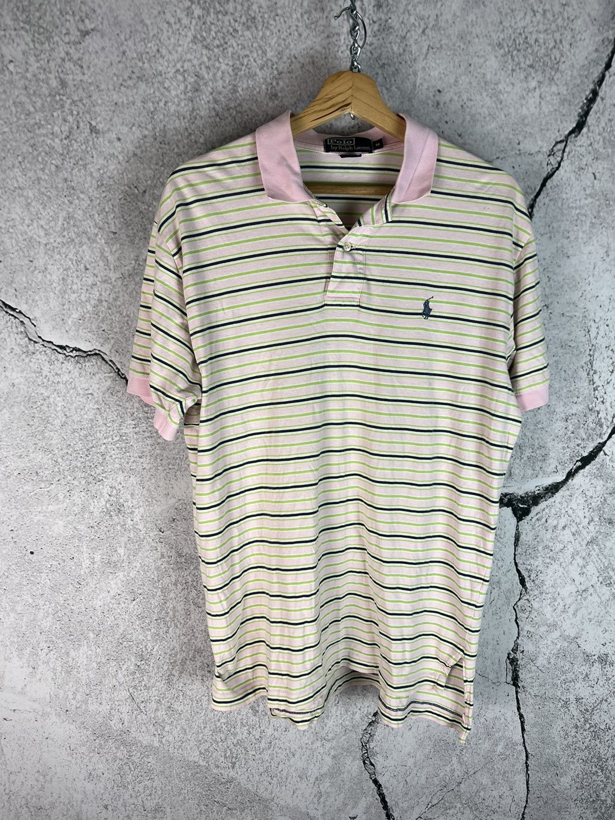 Ralph Lauren Polo Ralph Lauren striped Vintage Polo Shirt L Size US M / EU 48-50 / 2 - 1 Thumbnail