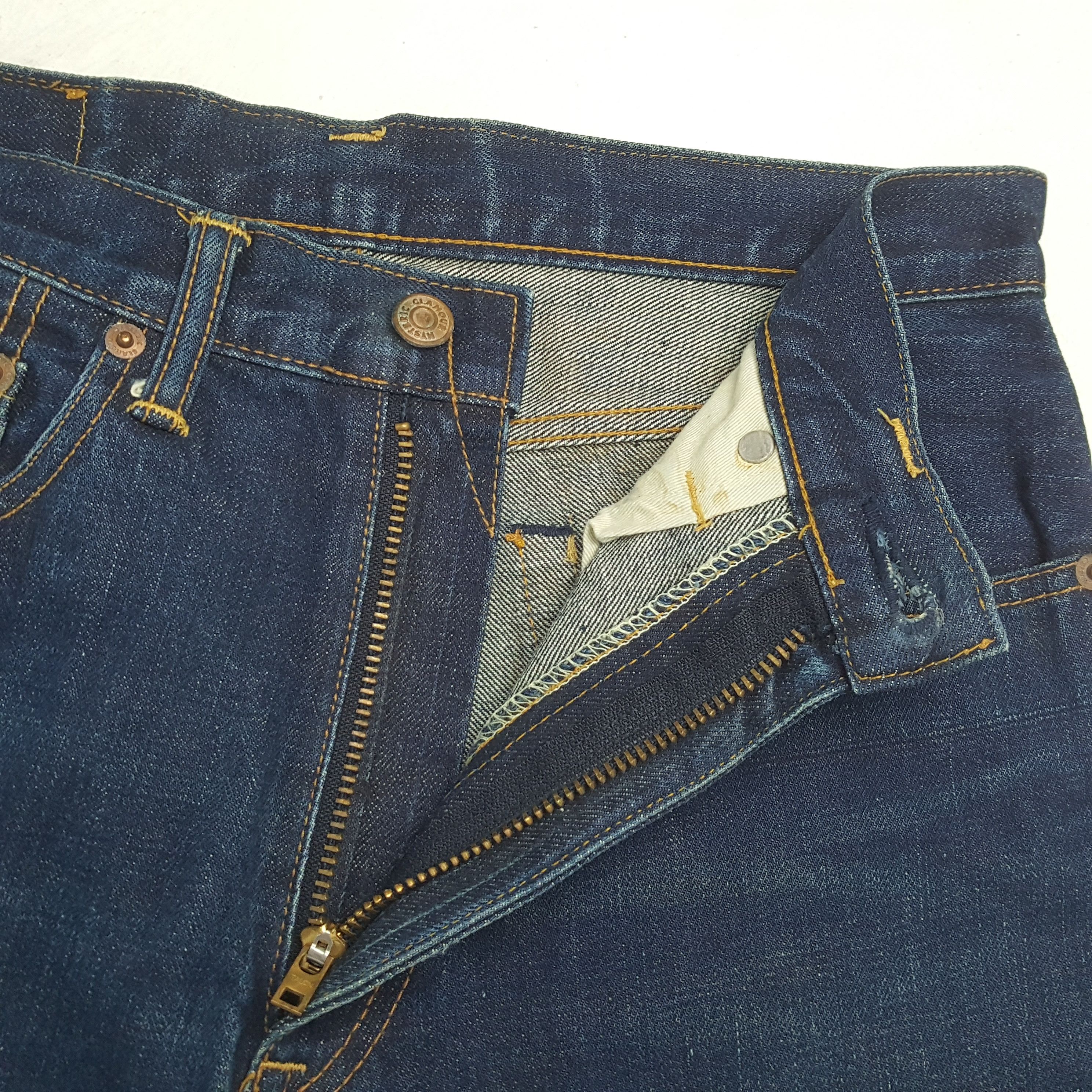 Hysteric Glamour HYSTERIC GLAMOUR Selvedge Japanese Brand Custom Art Jeans Size US 29 - 13 Thumbnail