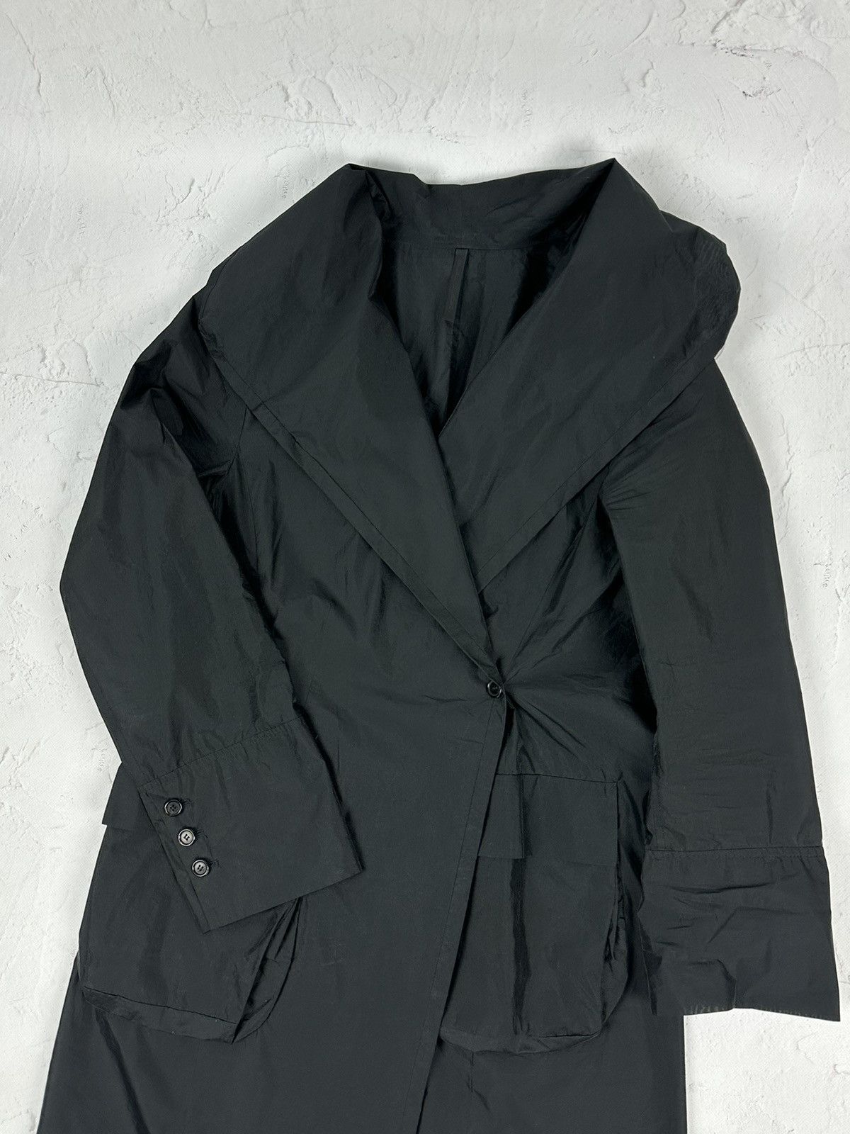 Japanese Brand × Vintage Vintage Oversized Black Dress Size L / US 10 / IT 46 - 7 Thumbnail