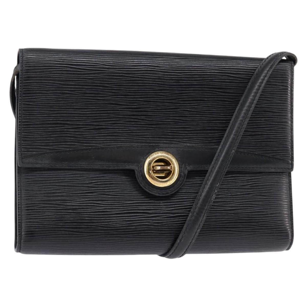 Louis Vuitton LOUIS VUITTON Epi Pochette Arche Shoulder Bag Black Noir Size ONE SIZE - 1 Thumbnail