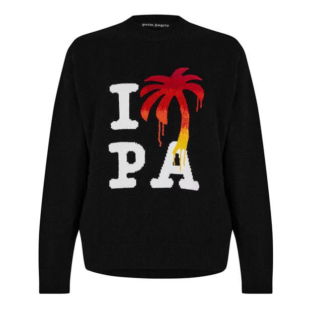 image of Palm Angels O1G2R1Mq0524 Crewneck In Multicolor, Men's (Size Large)
