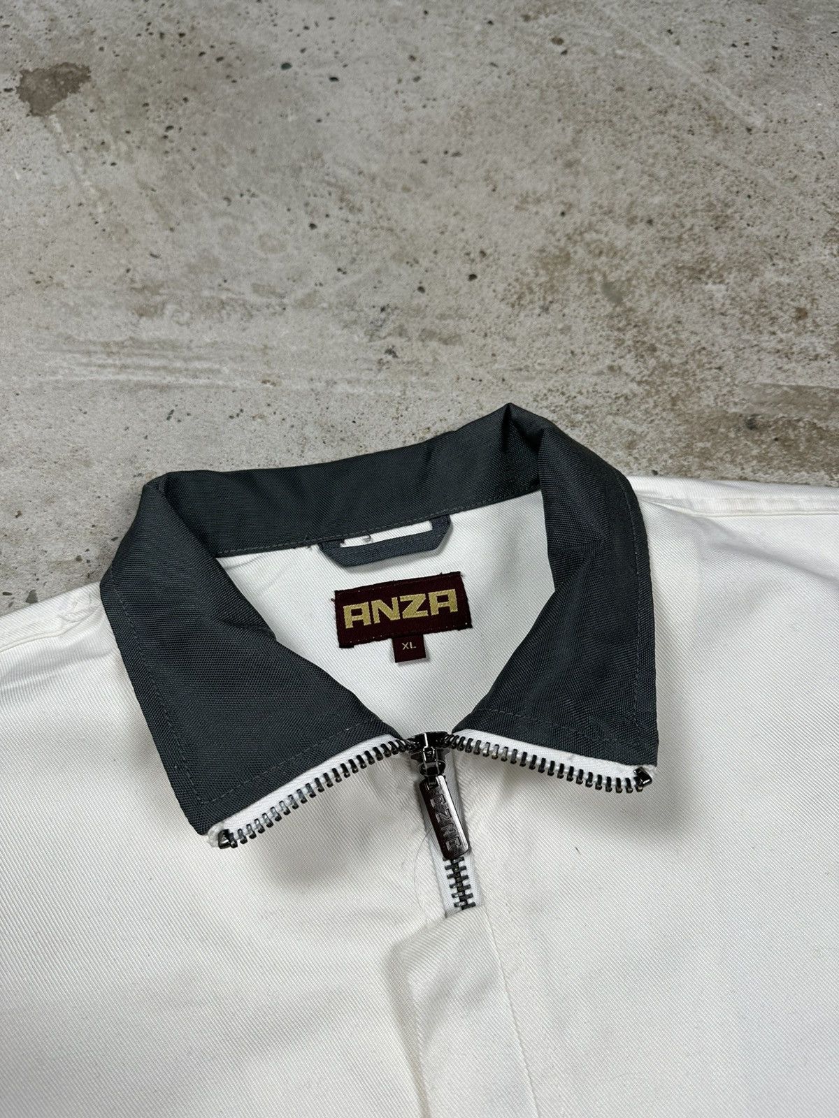Le Laboureur Vintage y2k White Workwear Jacket Utility Big Front Pockets Size US XL / EU 56 / 4 - 7 Thumbnail