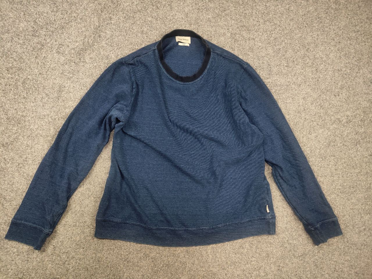 Oliver Spencer Oliver Spencer minimalist Indigo Sweatshirt Vintage Japan Size US XL / EU 56 / 4 - 1 Thumbnail