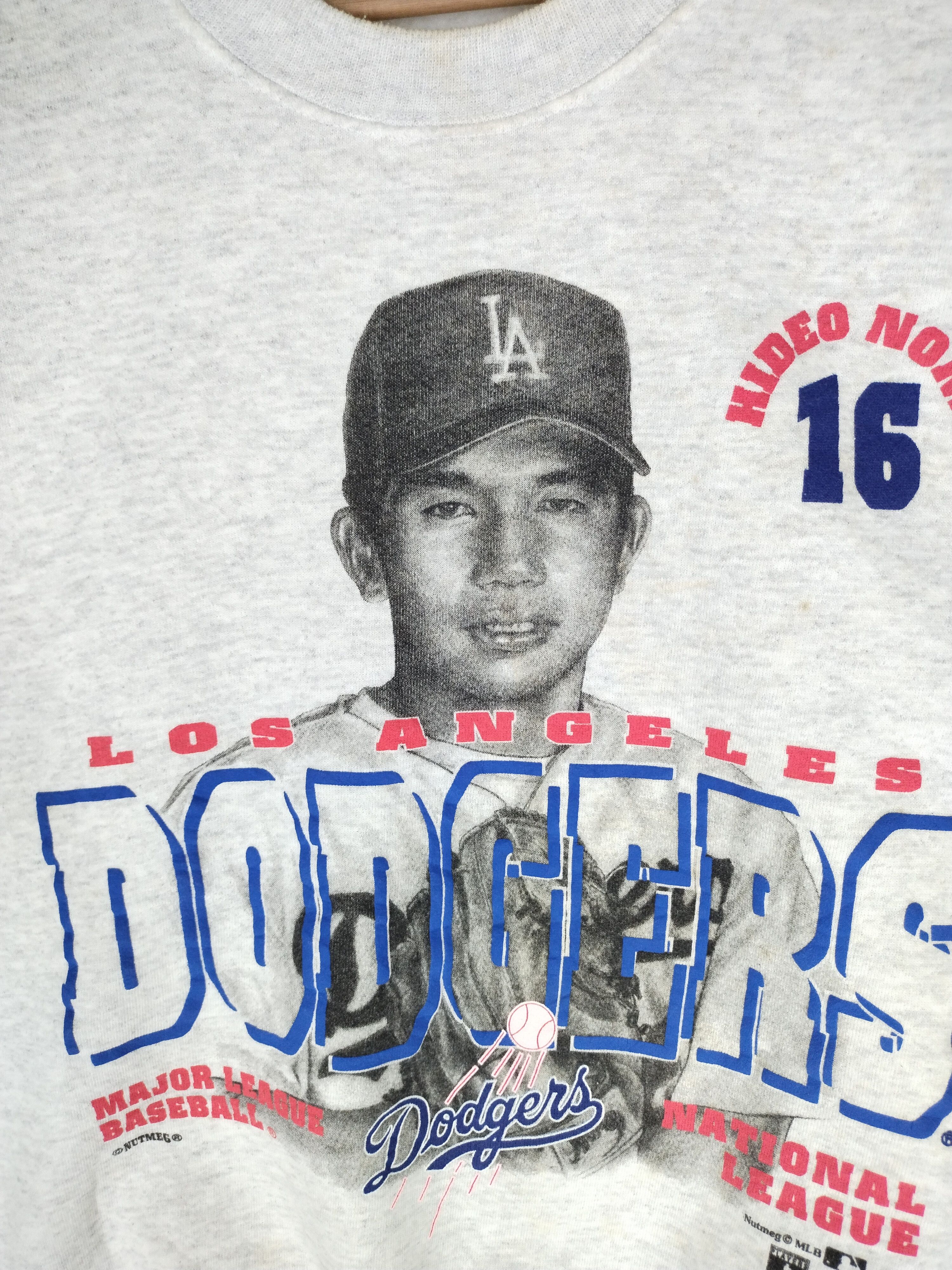 MLB × Nutmeg Vintage 1995 Hideo Nomo MLB MLBPA Sweatshirt Size US M / EU 48-50 / 2 - 7 Thumbnail
