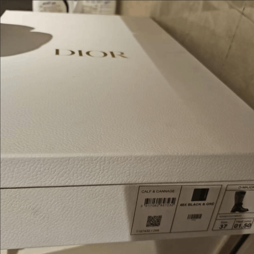 Dior Dior Calfskin Leather High Boot Size US 7 / IT 37 - 7 Thumbnail