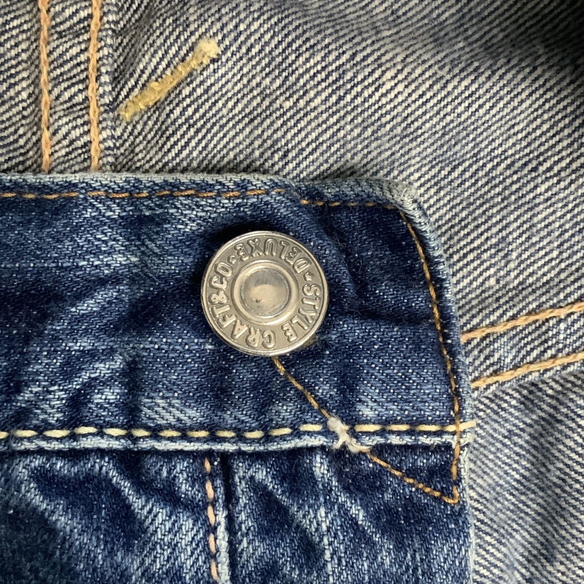 Evisu VINTAGE EVISU PARIS DAICOCK MADE BY WAREHOUSE Size US 37 - 10 Thumbnail