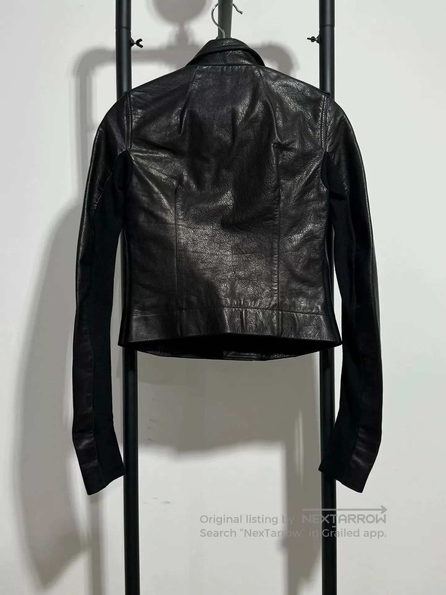 Rick Owens rick owens leather motorcycle jacket for women. Size S / US 4 / IT 40 - 2 Thumbnail