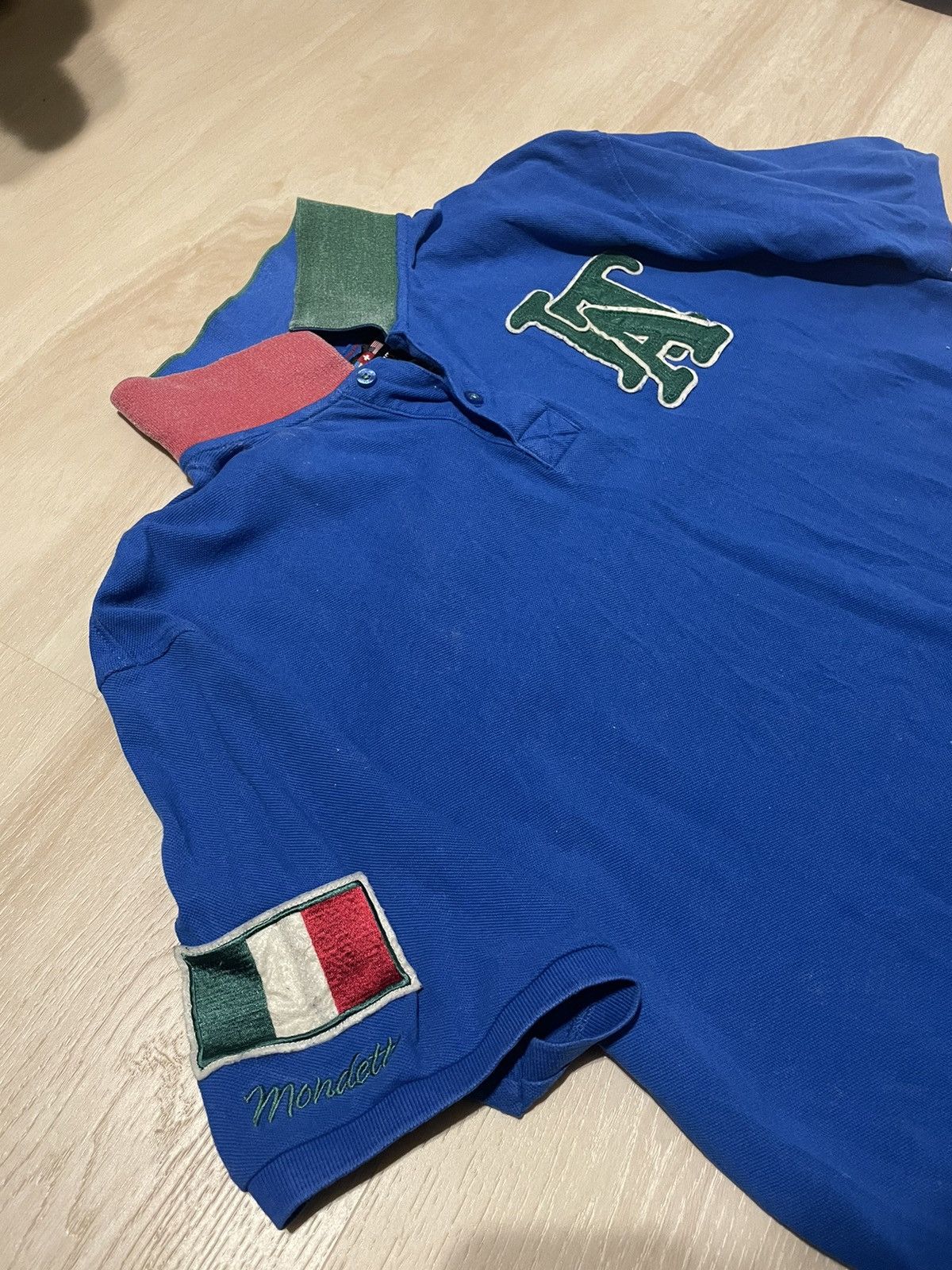 Vintage Vintage 90’s Italy ITL Polo Shirt Embroidered Size US XXL / EU 58 / 5 - 1 Thumbnail