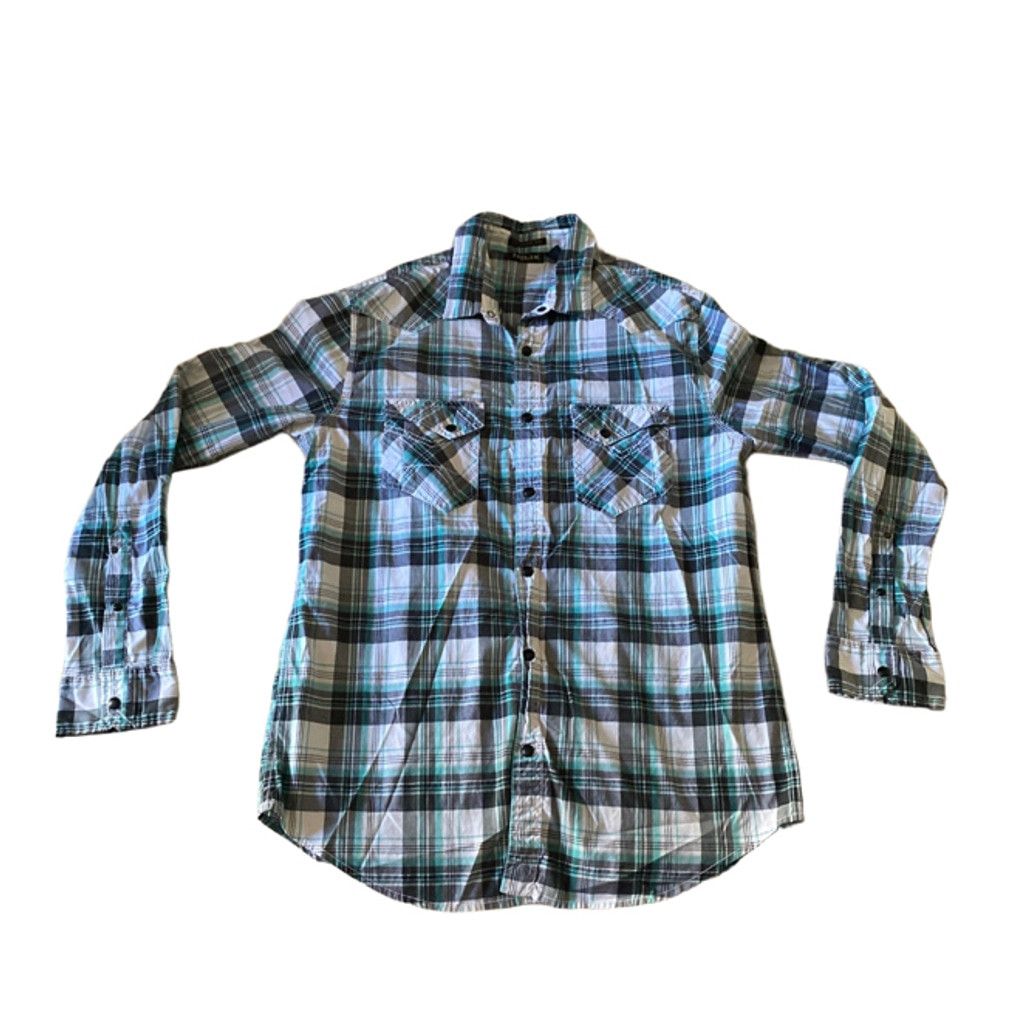 Helix シャツ Helix Graphic Button Front Shirt, Men's Size XL, Burgundy