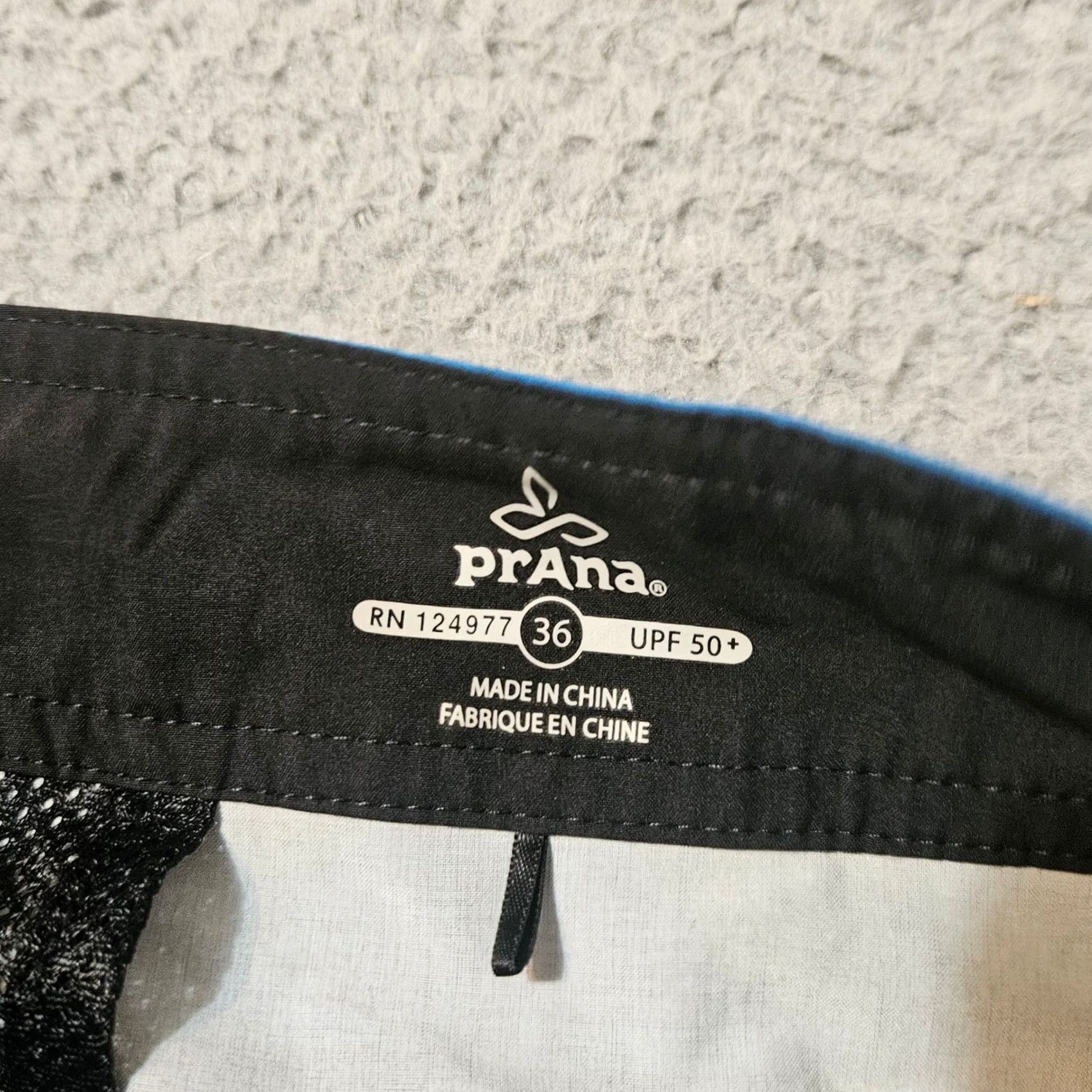 Prana prAna Mens Blue High Seas Board Shorts Size 36 Size US 36 / EU 52 - 3 Thumbnail
