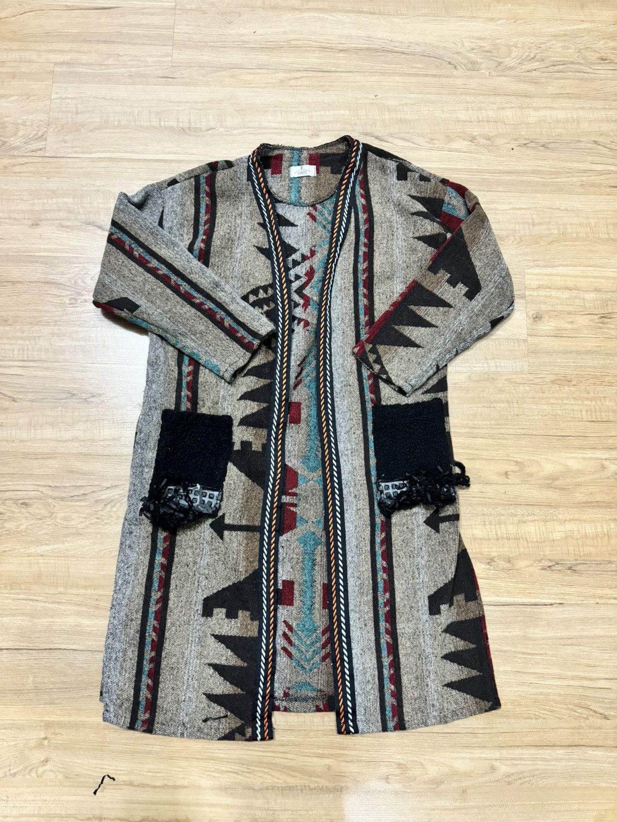image of Navajo Long Cardigan, Women's (Size Medium)