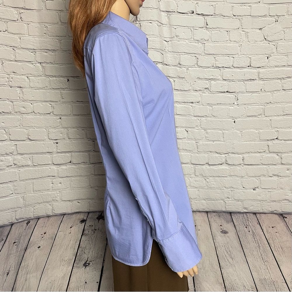 Express Express Design Studio Long Sleeve Purple Cotton Shirt Size Size L / US 10 / IT 46 - 9 Thumbnail