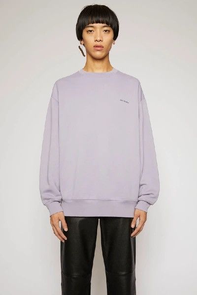 Acne Studios Acne Studios Jellyfish-patch sweatshirt lilac purple Size US S / EU 44-46 / 1 - 2 Thumbnail
