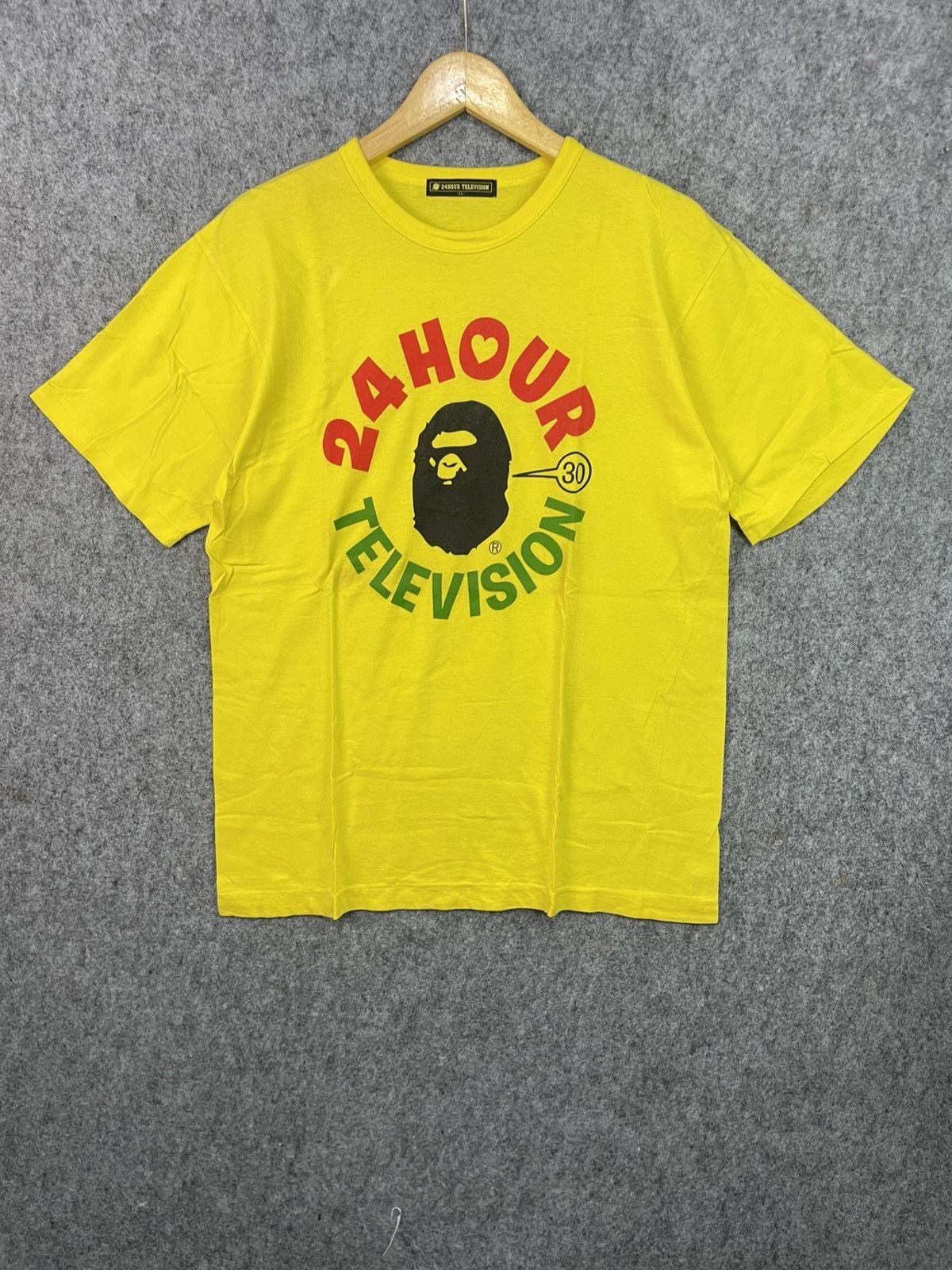 Bape Bape x 24Hours Television T-Shirt Size US L / EU 52-54 / 3 - 1 Thumbnail
