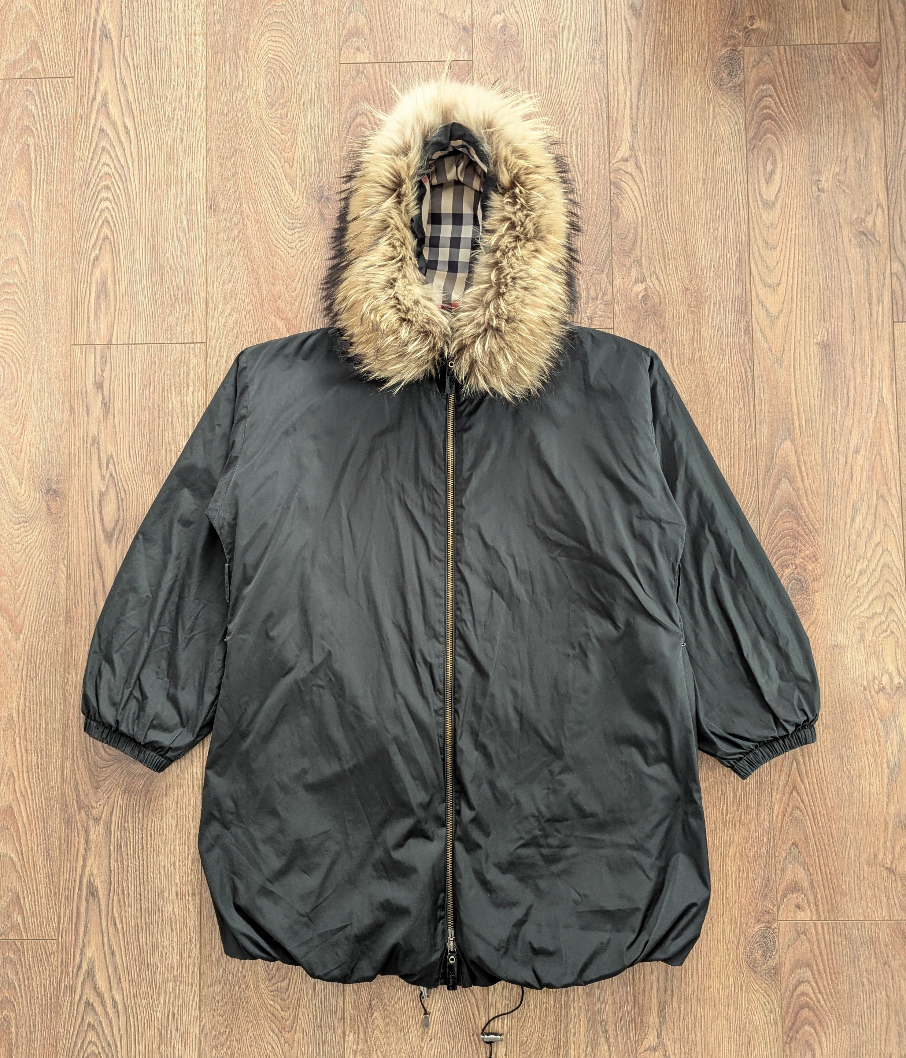 Burberry BURBERRY London Hooded Jacket With Removable Fur Black Size M / US 6-8 / IT 42-44 - 5 Thumbnail
