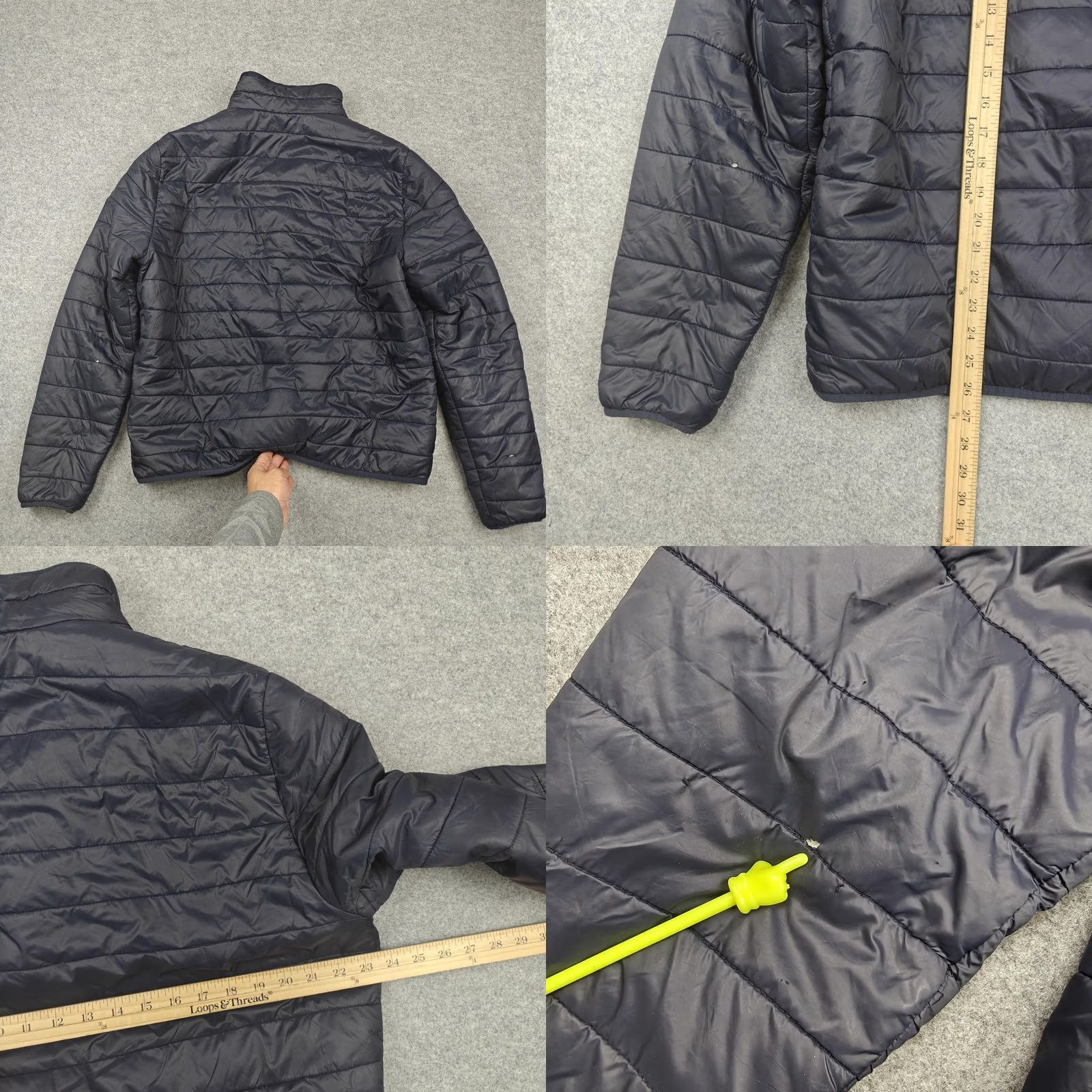 Vintage VINTAGE Recman Jacket Mens 56 Blue Quilted Puffer Insulated Full Zip Pockets Outdoor Size US XL / EU 56 / 4 - 8 Thumbnail