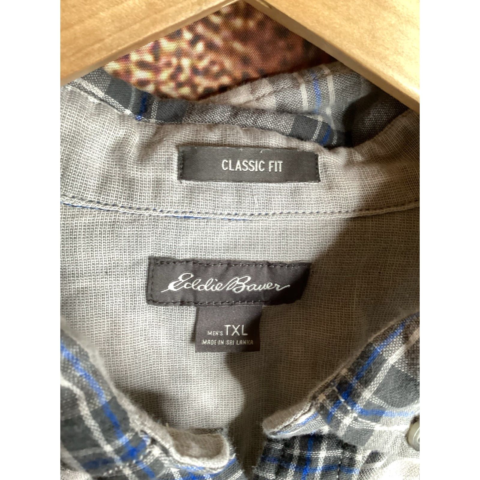 Eddie Bauer Eddie Bauer Button-Down Full Size 2XL Cotton Flannel Plaid Classic Fit Shirt Mens XL? Size US XXL / EU 58 / 5 - 2 Thumbnail