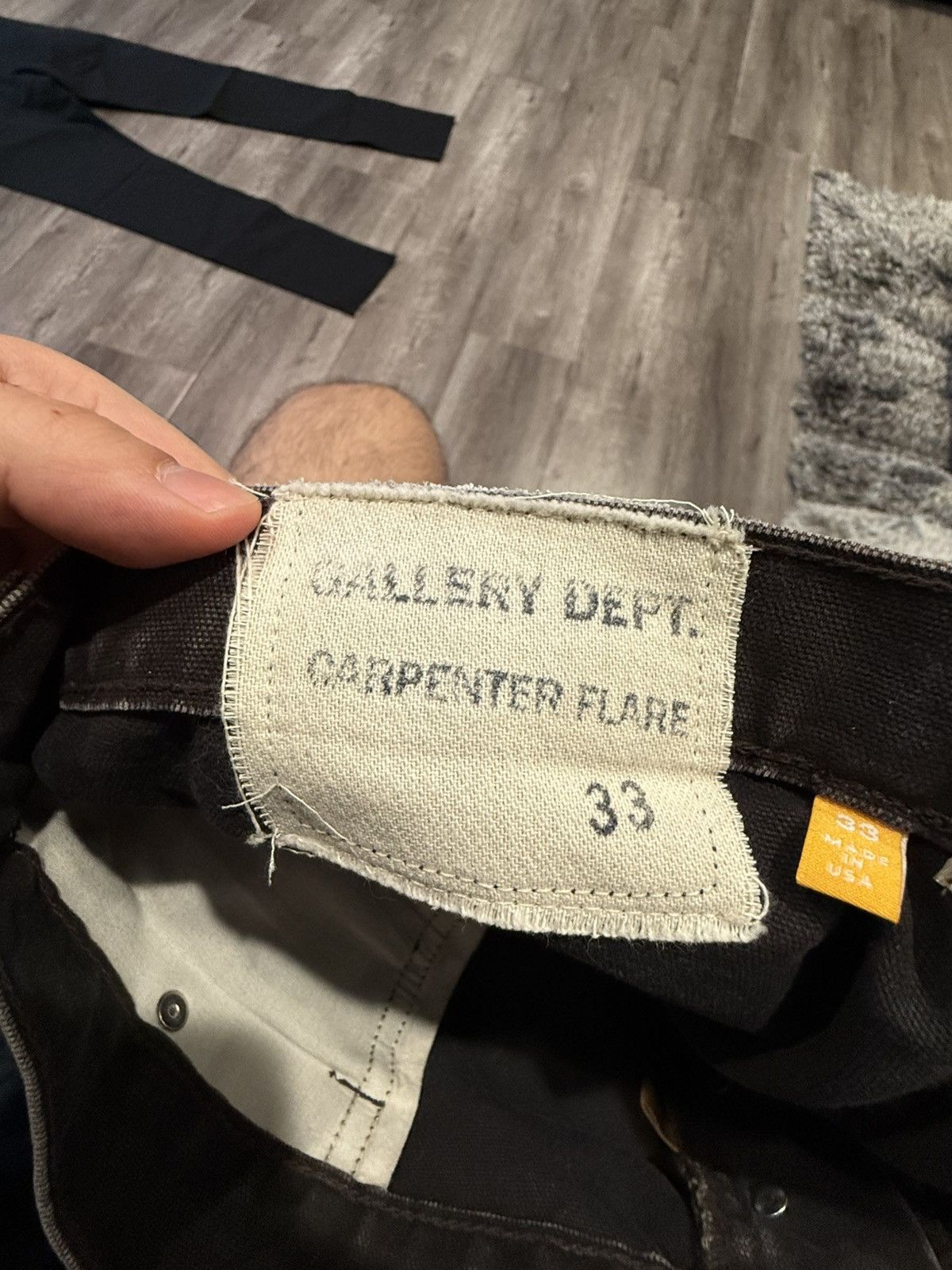 Gallery Dept. Gallery Dept Carpenter Flare Denim Pants Size US 33 - 8 Thumbnail