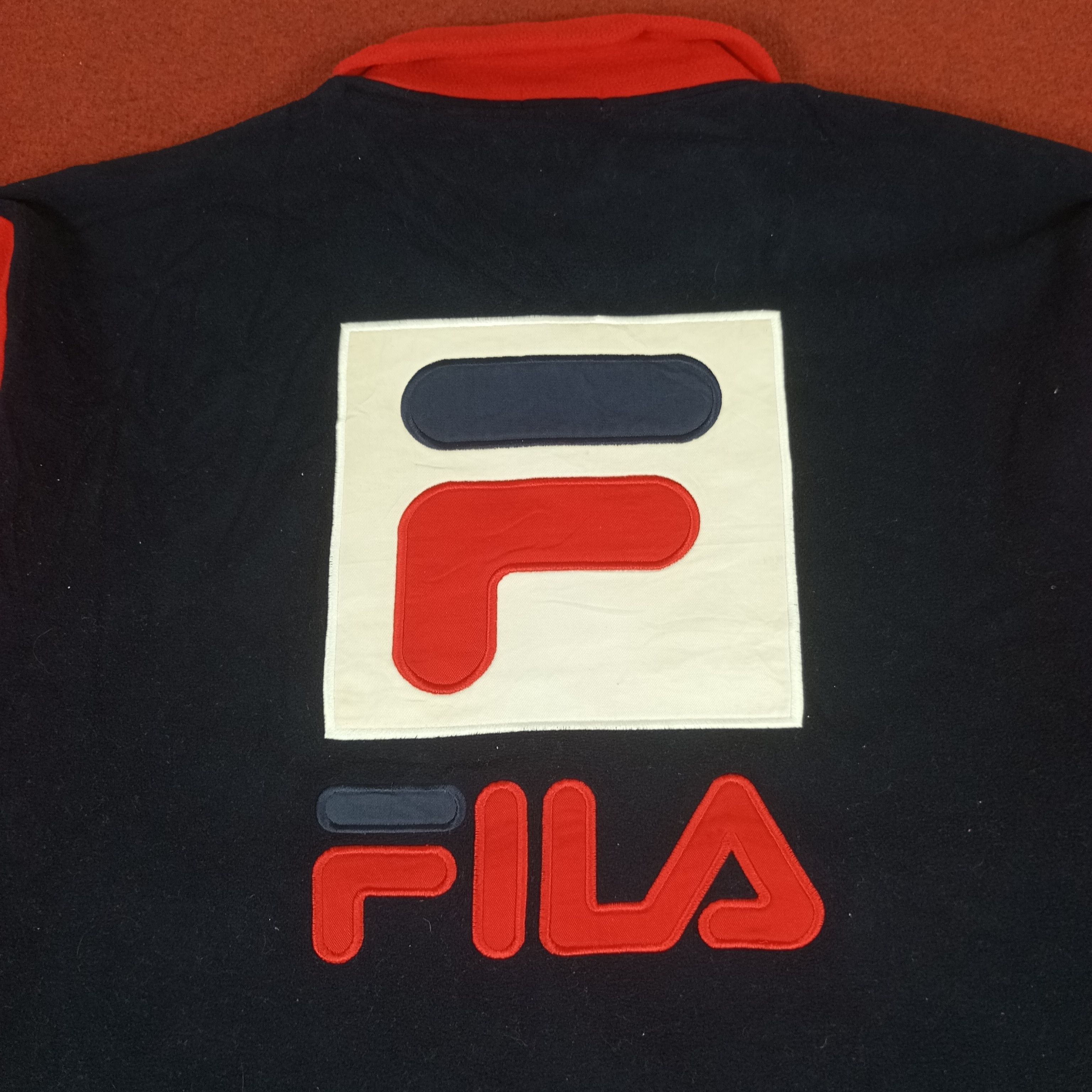 Fila × Vintage Fila Big Logo Design Sweater Size US XL / EU 56 / 4 - 4 Thumbnail