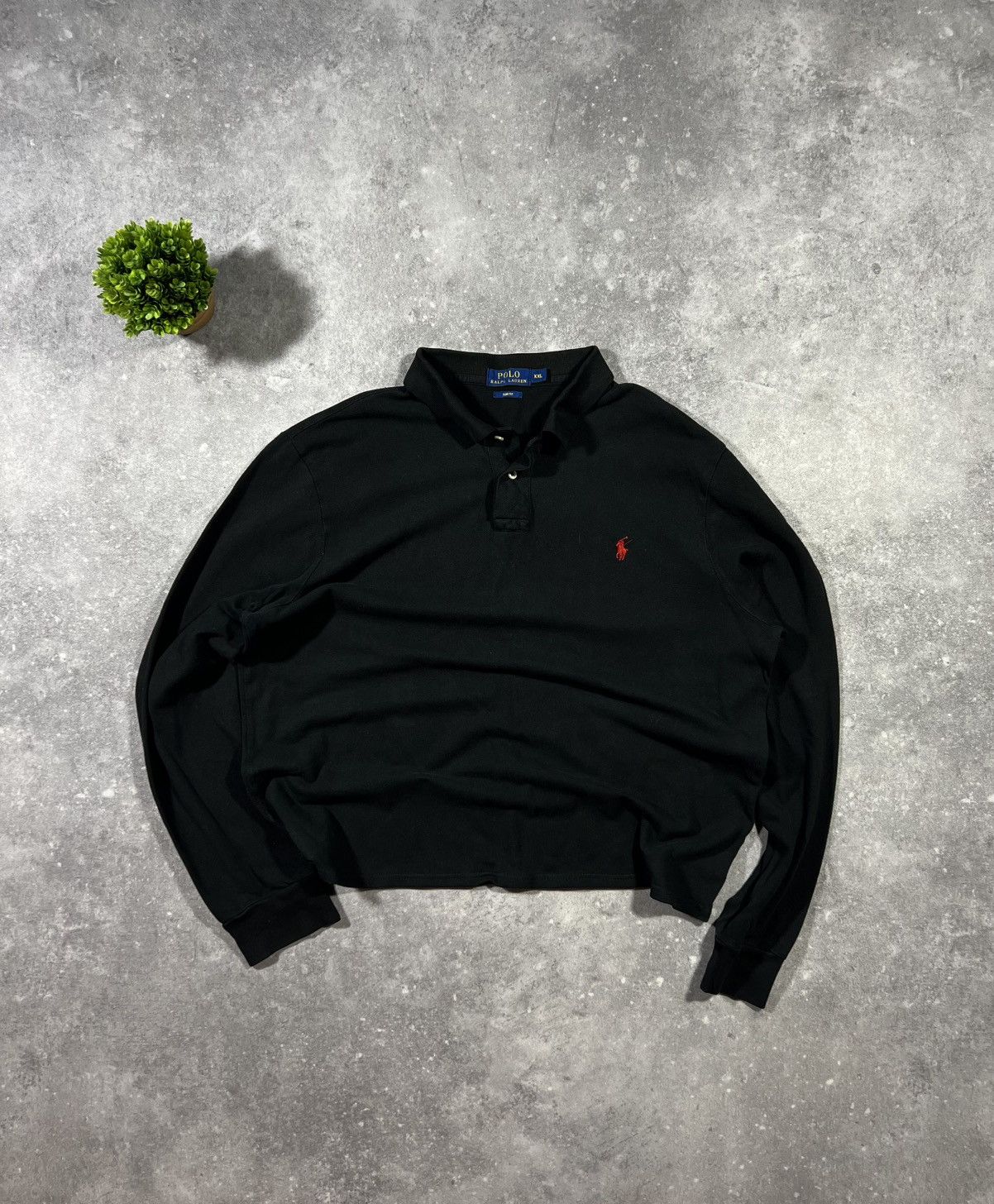 Polo Ralph Lauren Ralph Lauren Boxy Fit Baggy Polo Longsleeve Shirt Y2k 90s Size US M / EU 48-50 / 2 - 1 Thumbnail