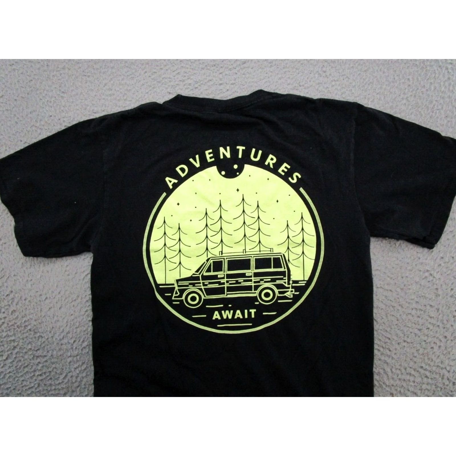 Doublet Dravus Adventure Awaits Double Sided Outdoor Camping Shirt Size Small Hiking Men Black T-Shirt Outdoor Double-Sided Mens S Size US S / EU 44-46 / 1 - 5 Thumbnail