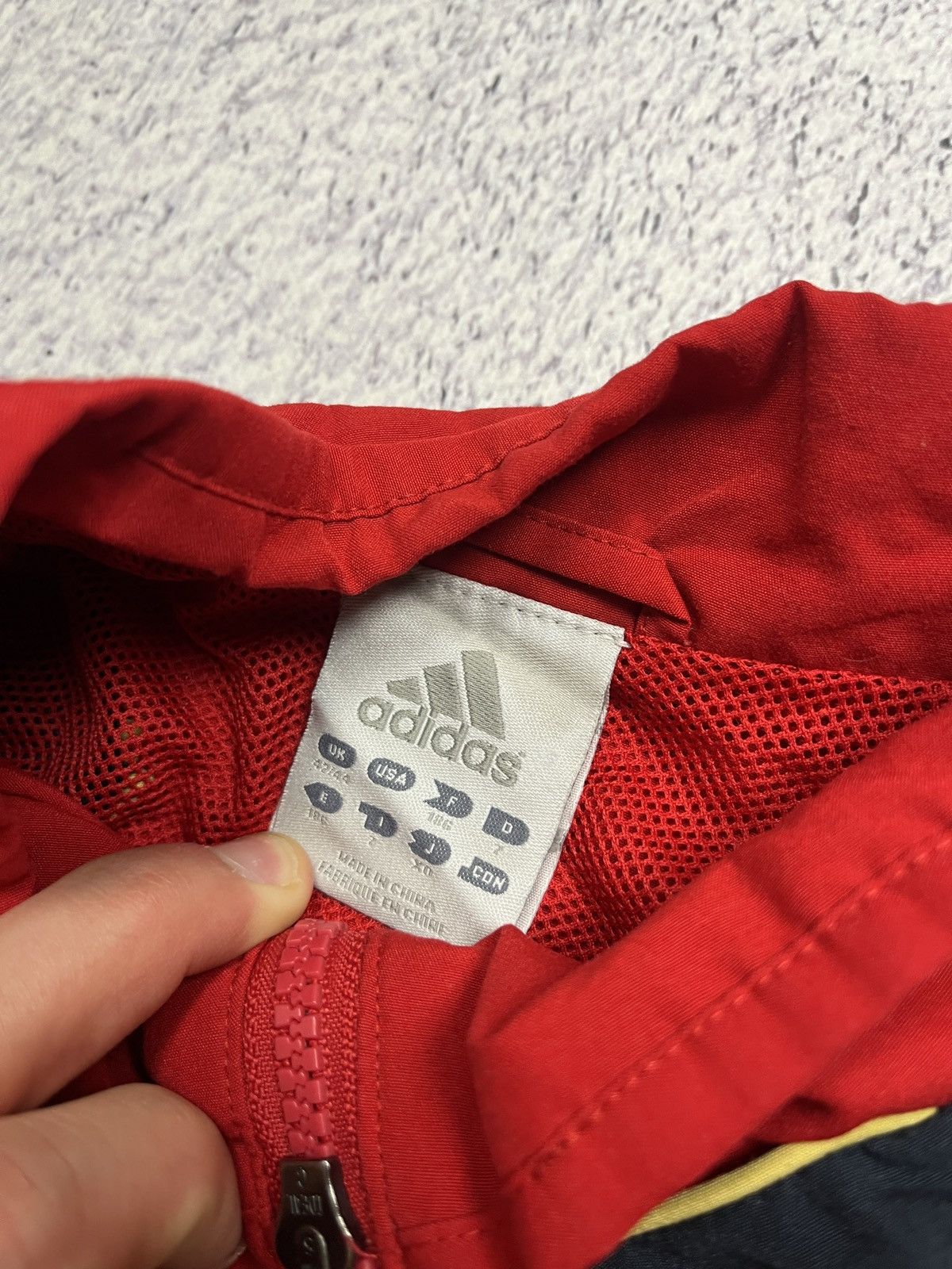 Adidas × Vintage Adidas 2000s Vintage RFEF Spain Football Nylon Track Jacket Size US L / EU 52-54 / 3 - 9 Thumbnail
