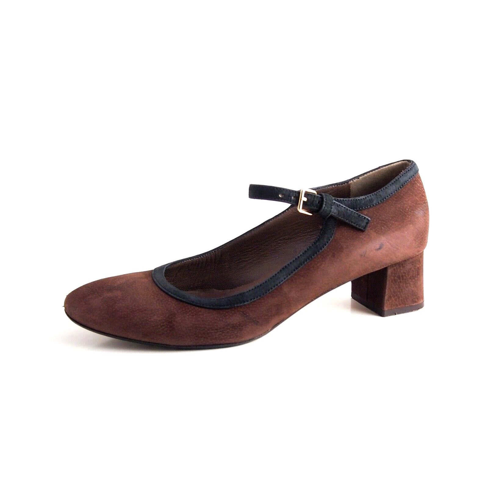 Marni Marni Mary Jane Sandals Brown Suede Womens US 10 EU 40 Size US 10 / IT 40 - 1 Thumbnail