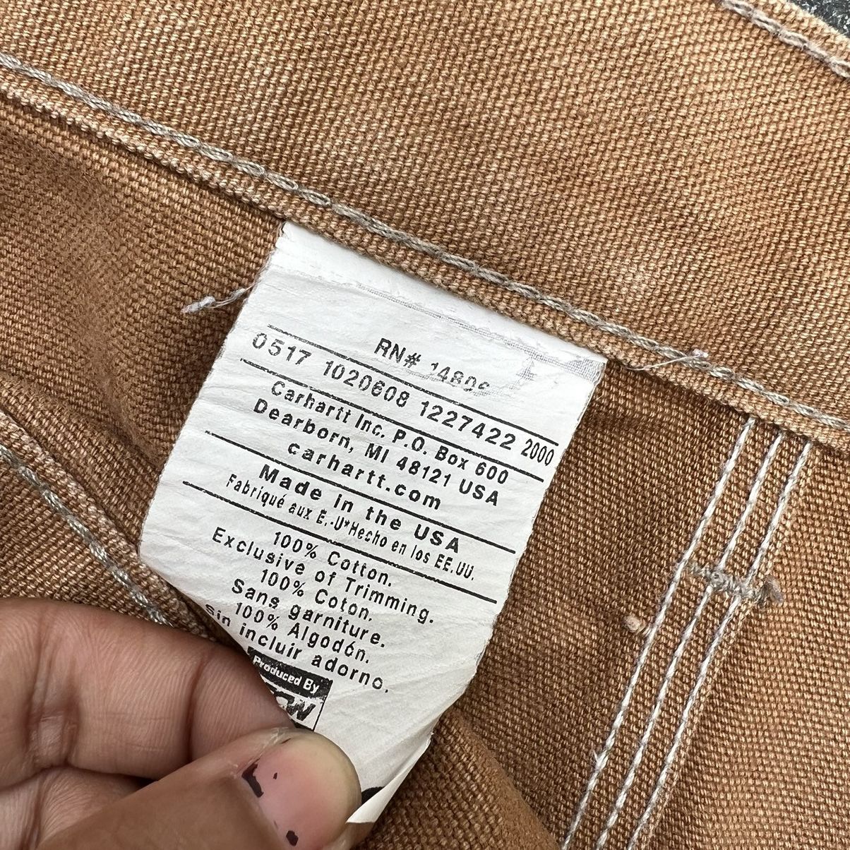 Carhartt × Vintage Vintage Faded Carhartt Double Knee BRN Size US 42 / EU 58 - 4 Thumbnail