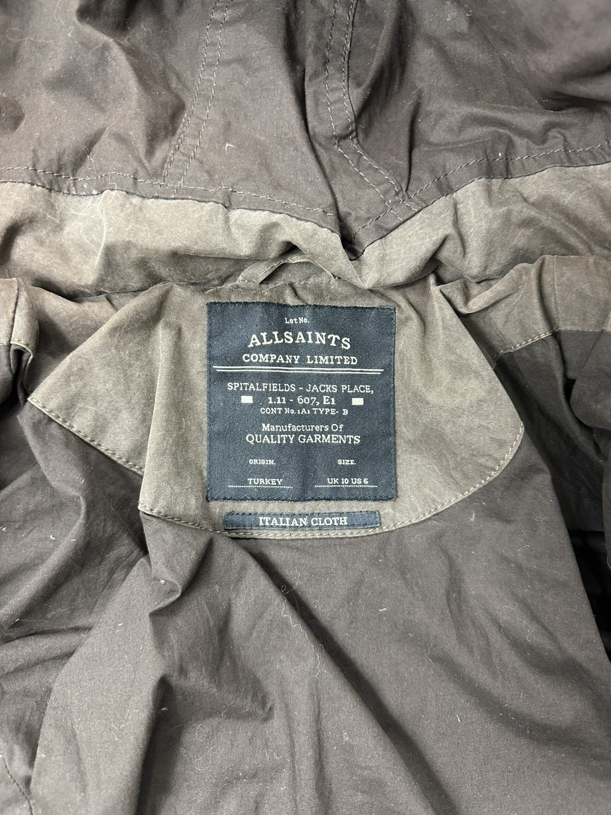 Allsaints Allsaints Jacket Fur Hoodie Zip Avant-Garde Style Size M / US 6-8 / IT 42-44 - 8 Thumbnail