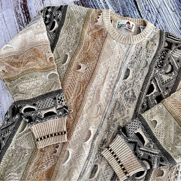 Florence Tricot Vintage Florence Tricot Multicolor Knit Sweater Grailed