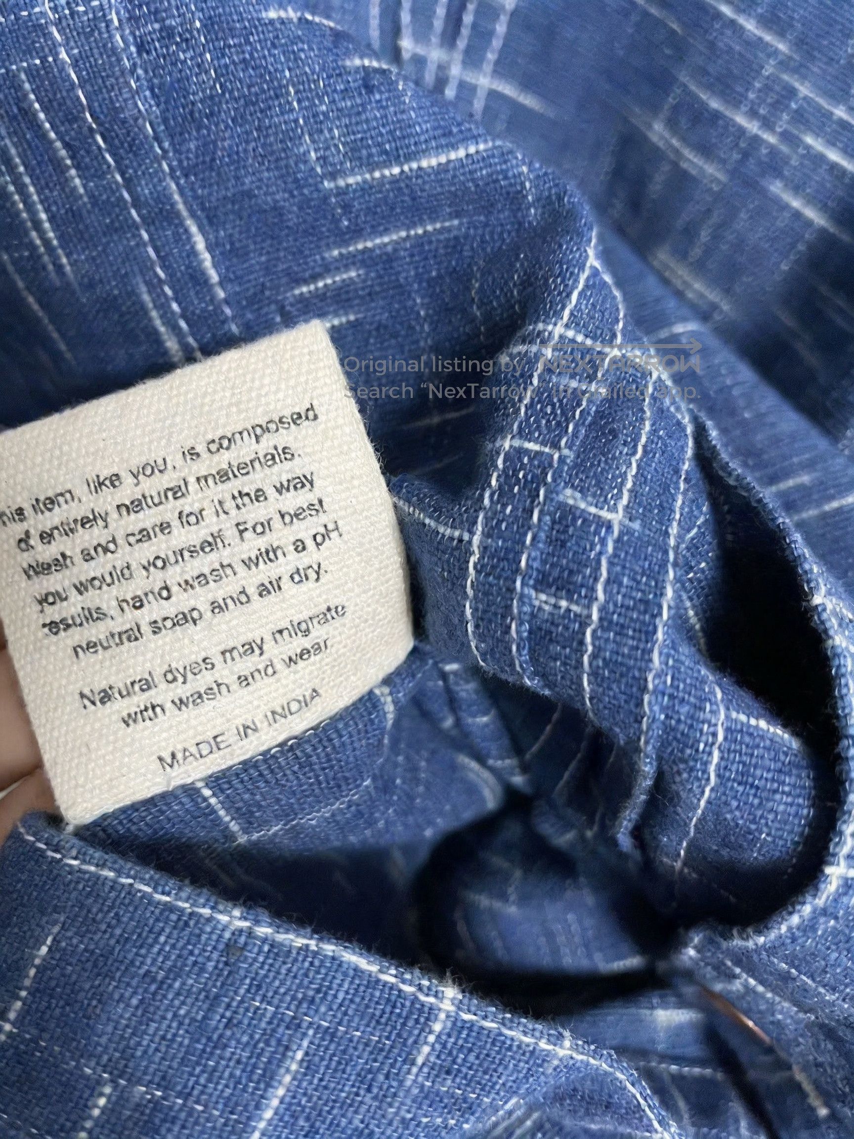 Storymfg Hand-Dyed Blue Jacket/, Men's — image 6 of 6