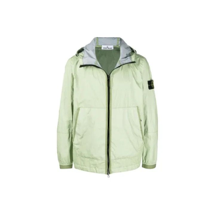 Stone Island Stone Island Green Zip Hooded Jacket Size US L / EU 52-54 / 3 - 1 Thumbnail