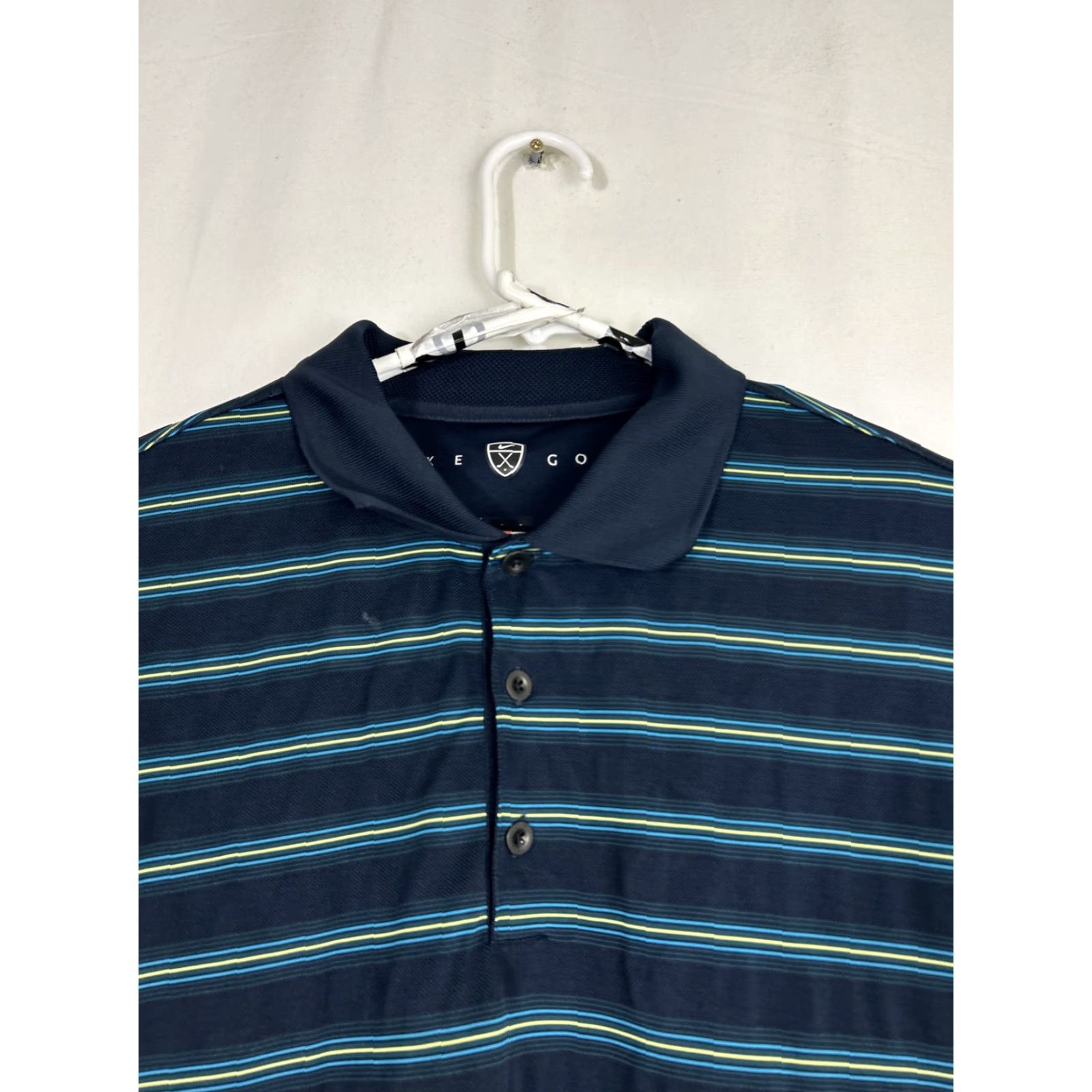 Nike Nike Golf Polo Shirt Mens XXL Blue Stripes Short Sleeve 231591-414 Polo Golf Shirt Mens XXL Blue Stripes Short Sleeve 231591-414 Size US XXL / EU 58 / 5 - 3 Thumbnail