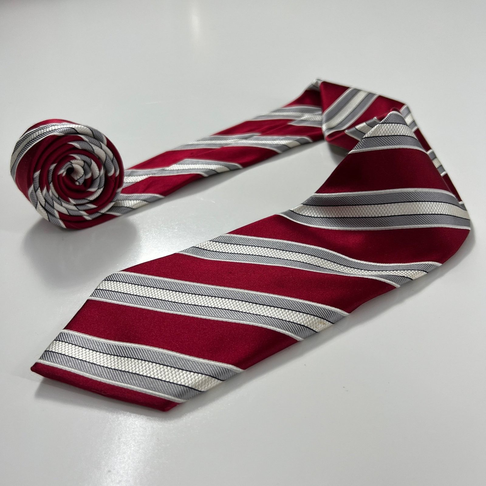 Donald Trump Donald Trump Signature Men Necktie Red Paisley 100% Silk Tie Size ONE SIZE - 1 Thumbnail