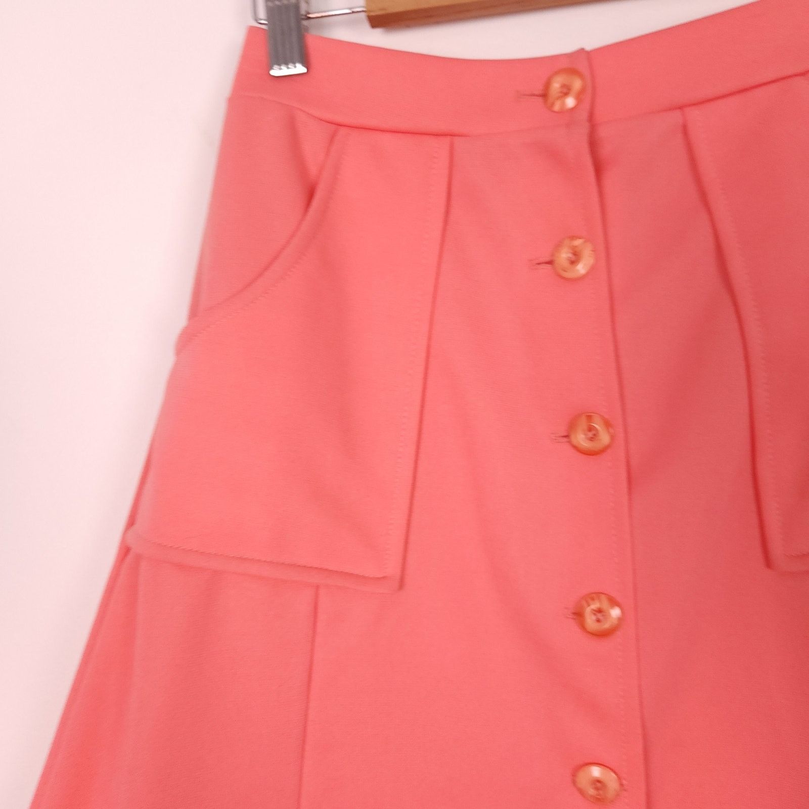 Vintage Chapter IV NOS Vintage Button Front Skirt 12 (S) Size 26" / US 2 / IT 38 - 3 Thumbnail