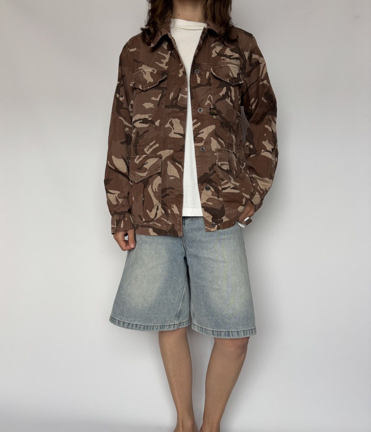 G-Star G Star Raw Tactical Camo Light Boxy Jacket Size S / US 4 / IT 40 - 2 Thumbnail
