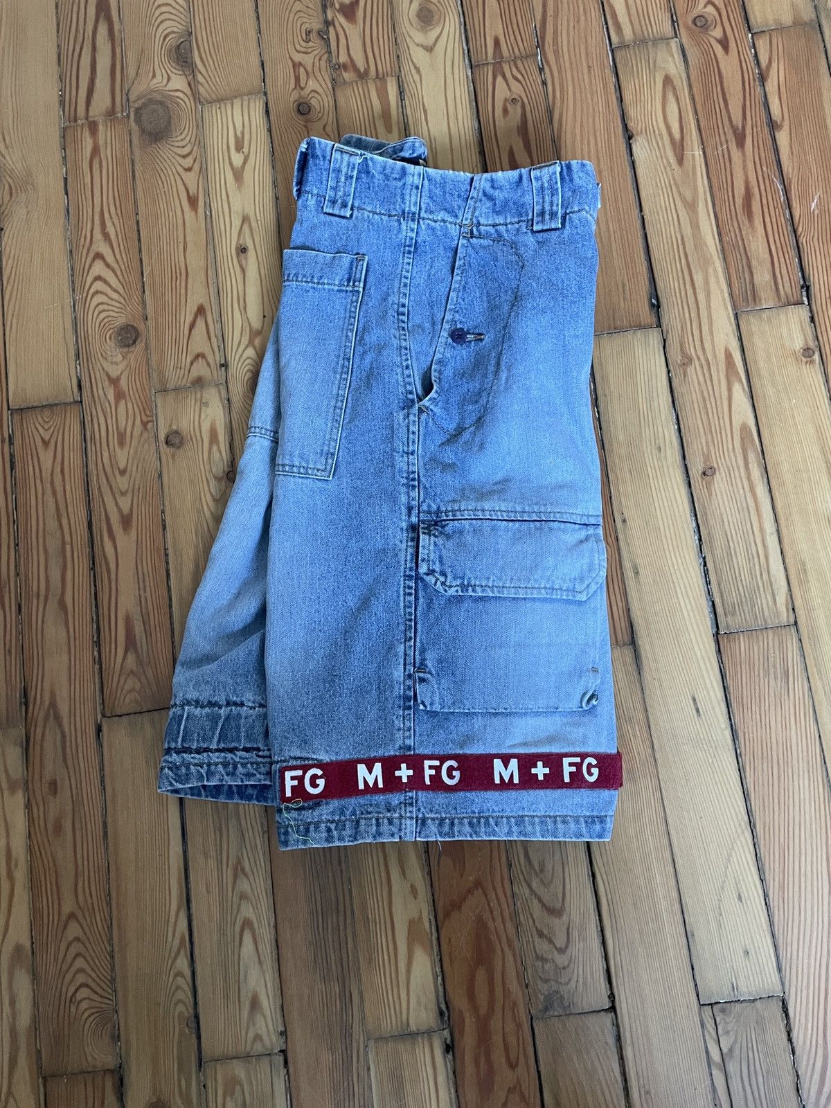 Marithe + Francois Girbaud Marithe + Francois Girbaud Denim Shorts Size US 36 / EU 52 - 6 Thumbnail