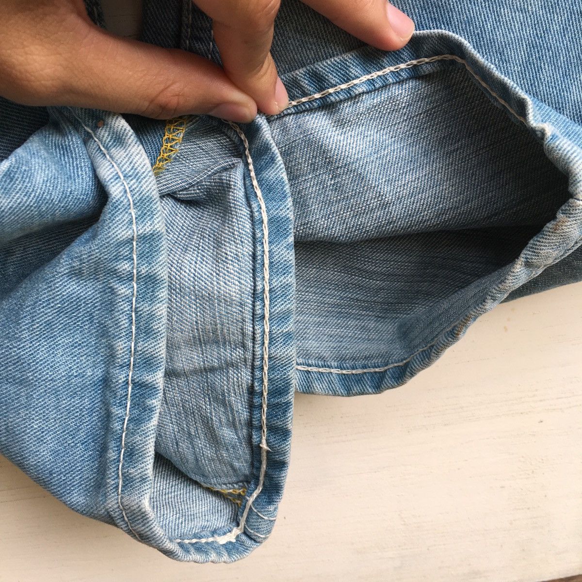 Japanese Brand × Vintage Vintage Back Number Paint Splash Jeans Size US 31 - 13 Thumbnail