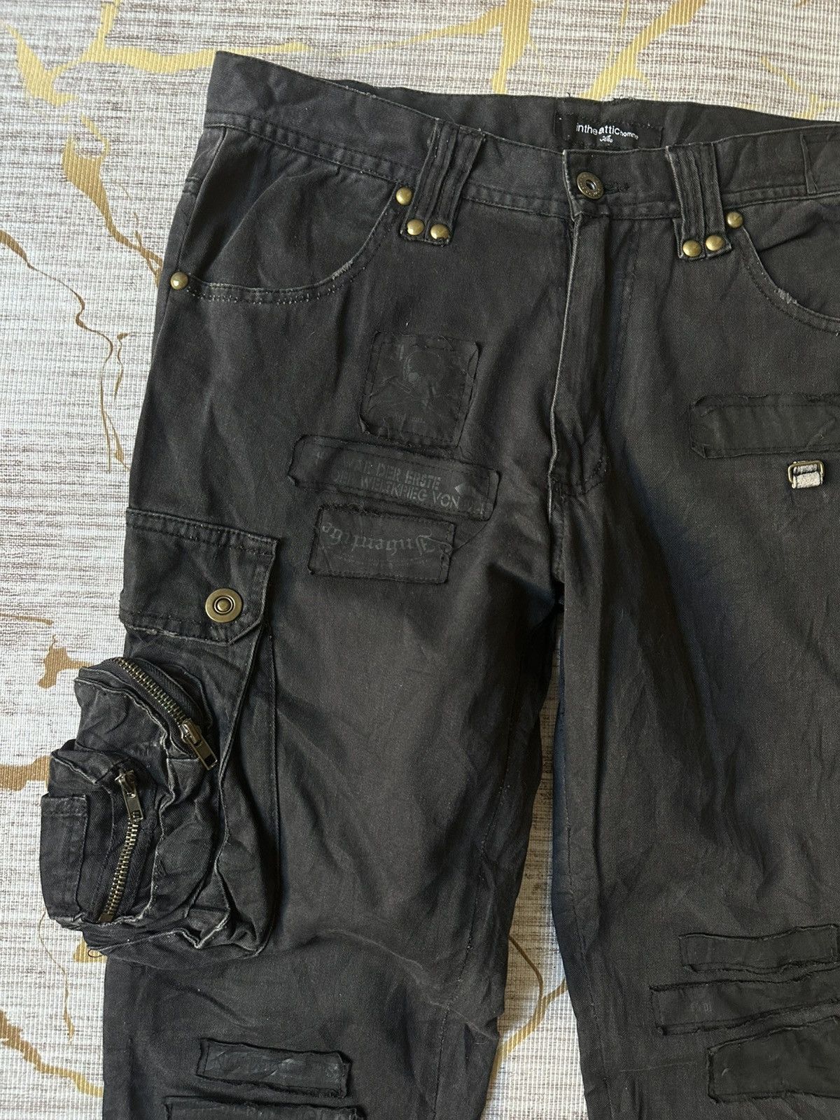 In The Attic FLARE In The Attic Poem Patchwork Pocket Pant Size US 32 / EU 48 - 9 Thumbnail
