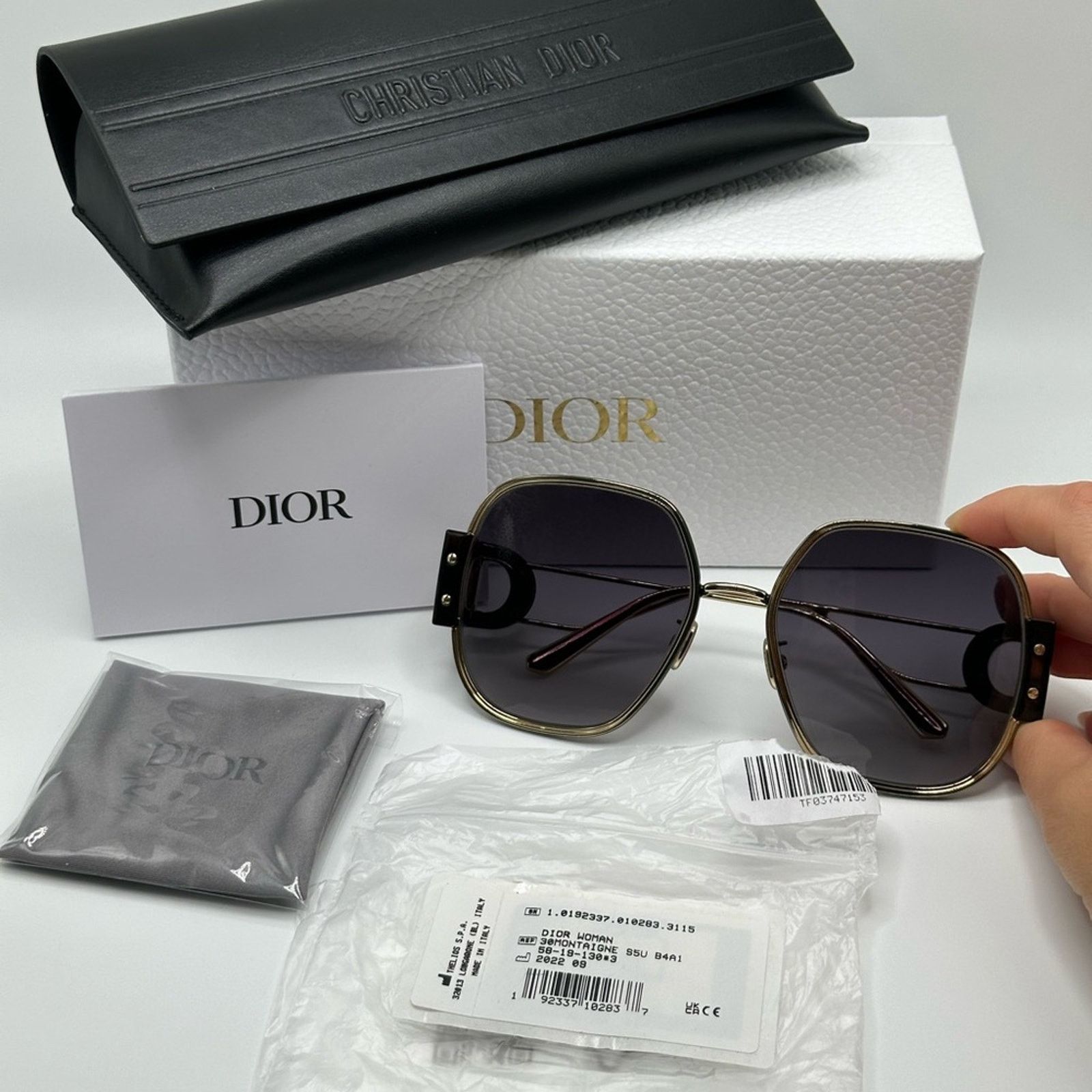 Dior NEW DIOR WOMAN 30MONTAIGNE S5U B4A1 Shiny Gold DH / Gradient Size ONE SIZE - 7 Thumbnail