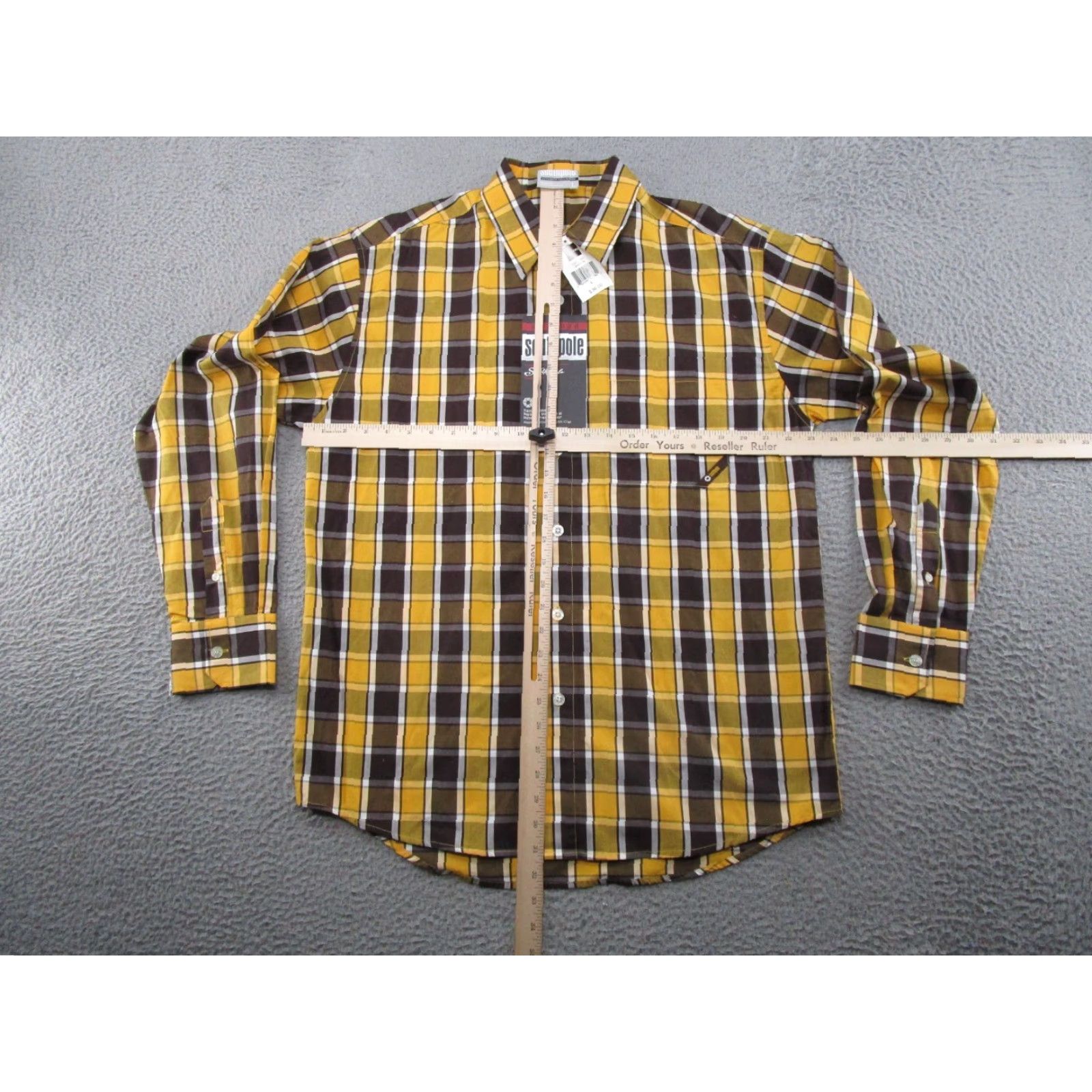 Southpole VTG Y2K SouthPole Mens XL Long Sleeve Flannel Shirt Baggy Hip Hop NWT Size US XL / EU 56 / 4 - 5 Thumbnail