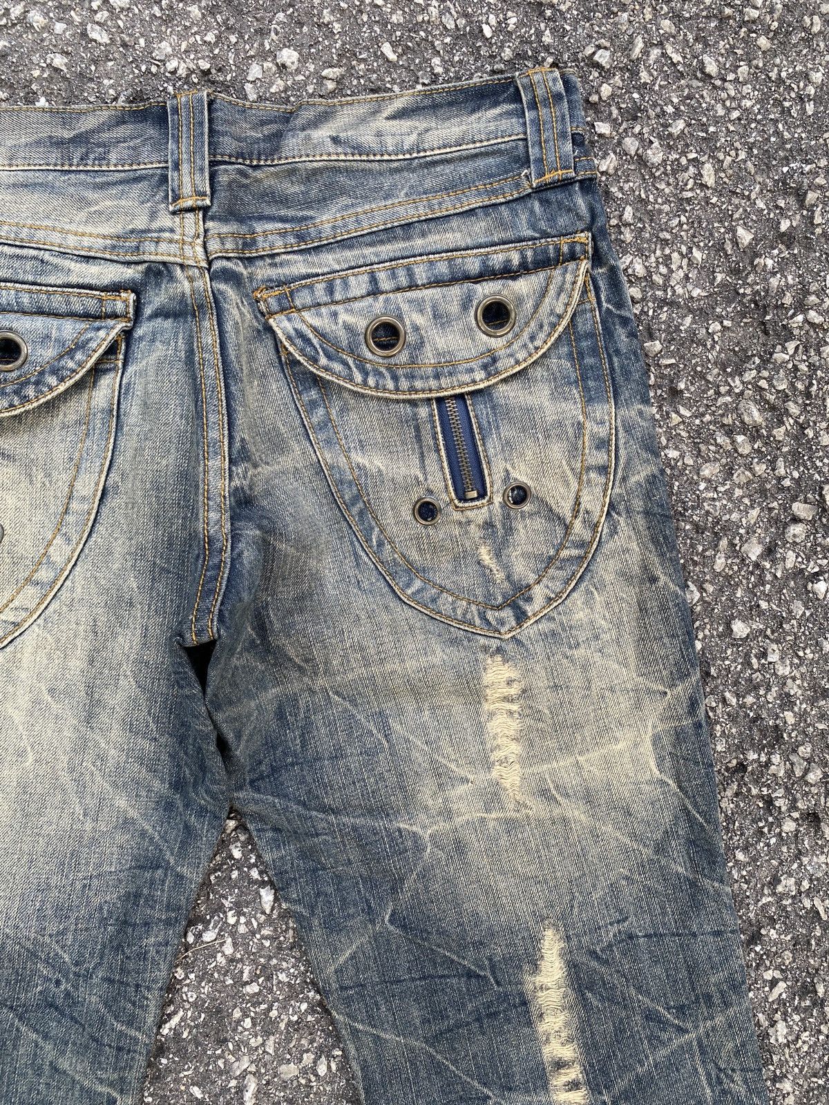 Japanese Brand Japanese Brand Semantics Design Flare Distressed Denim Size US 32 / EU 48 - 12 Thumbnail
