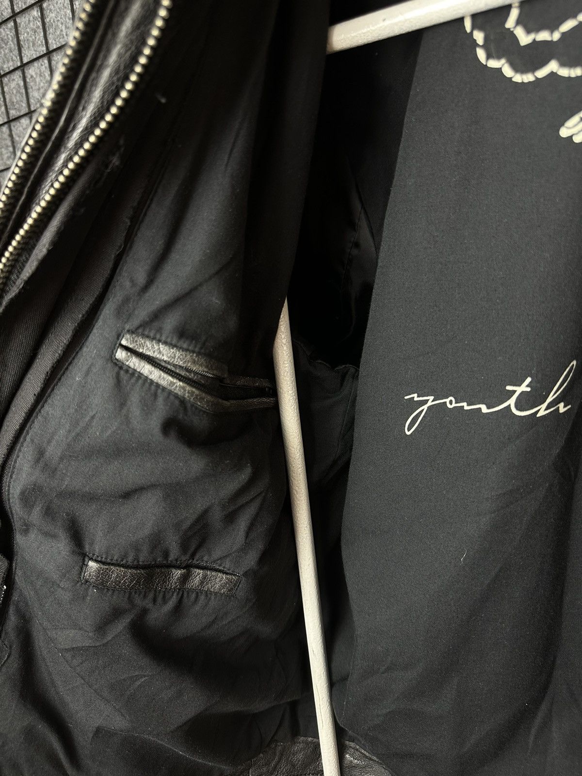 Genuine Leather Distressed Detachable Hood Real Leather Biker Jacket Size 48 Size US M / EU 48-50 / 2 - 11 Thumbnail