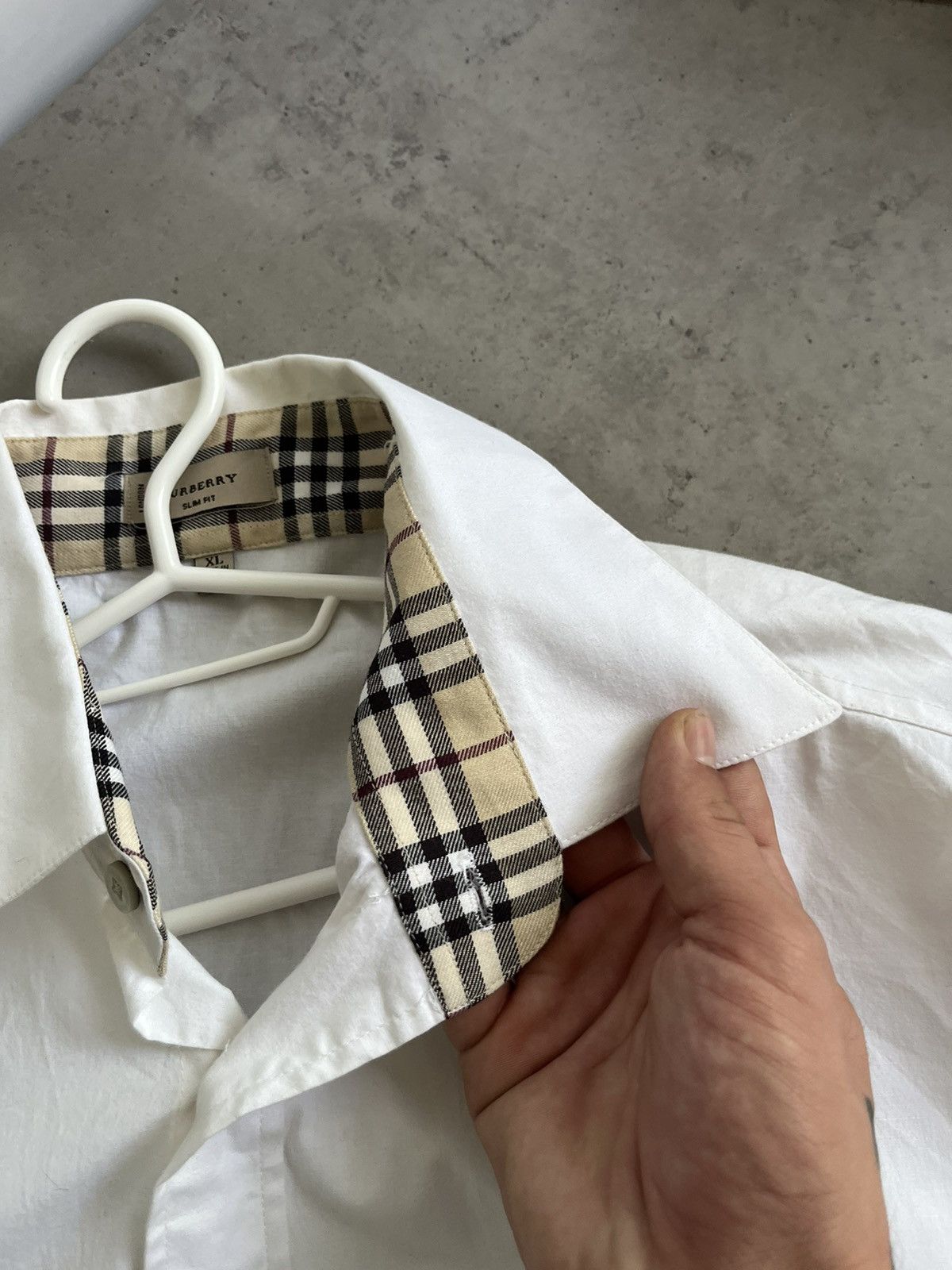 Burberry Burberry nova check white shirt Size US XL / EU 56 / 4 - 4 Thumbnail