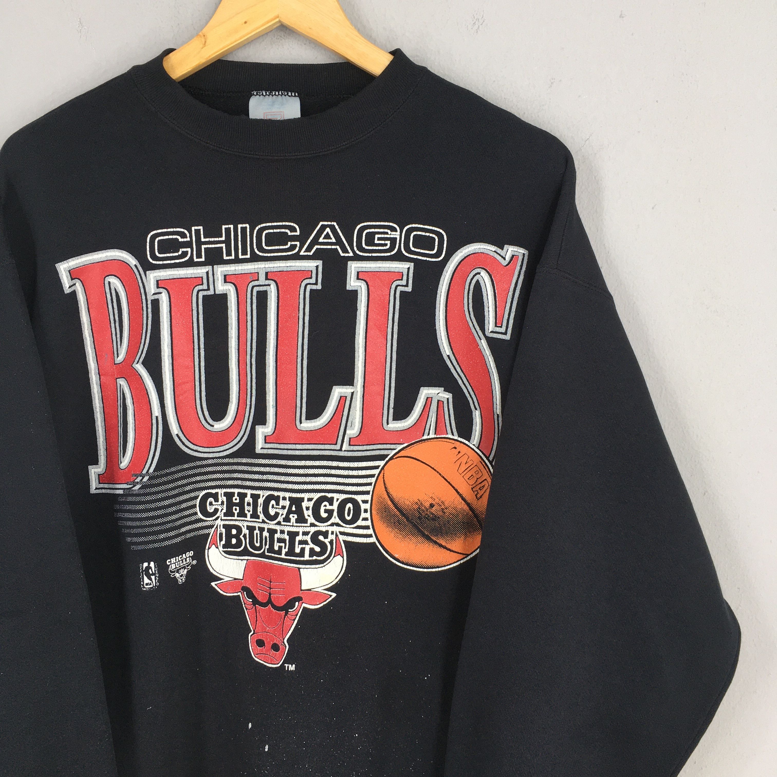 NBA Vintage Chicago Bulls NBA Black Sweatshirt XLarge Size US XL / EU 56 / 4 - 2 Thumbnail