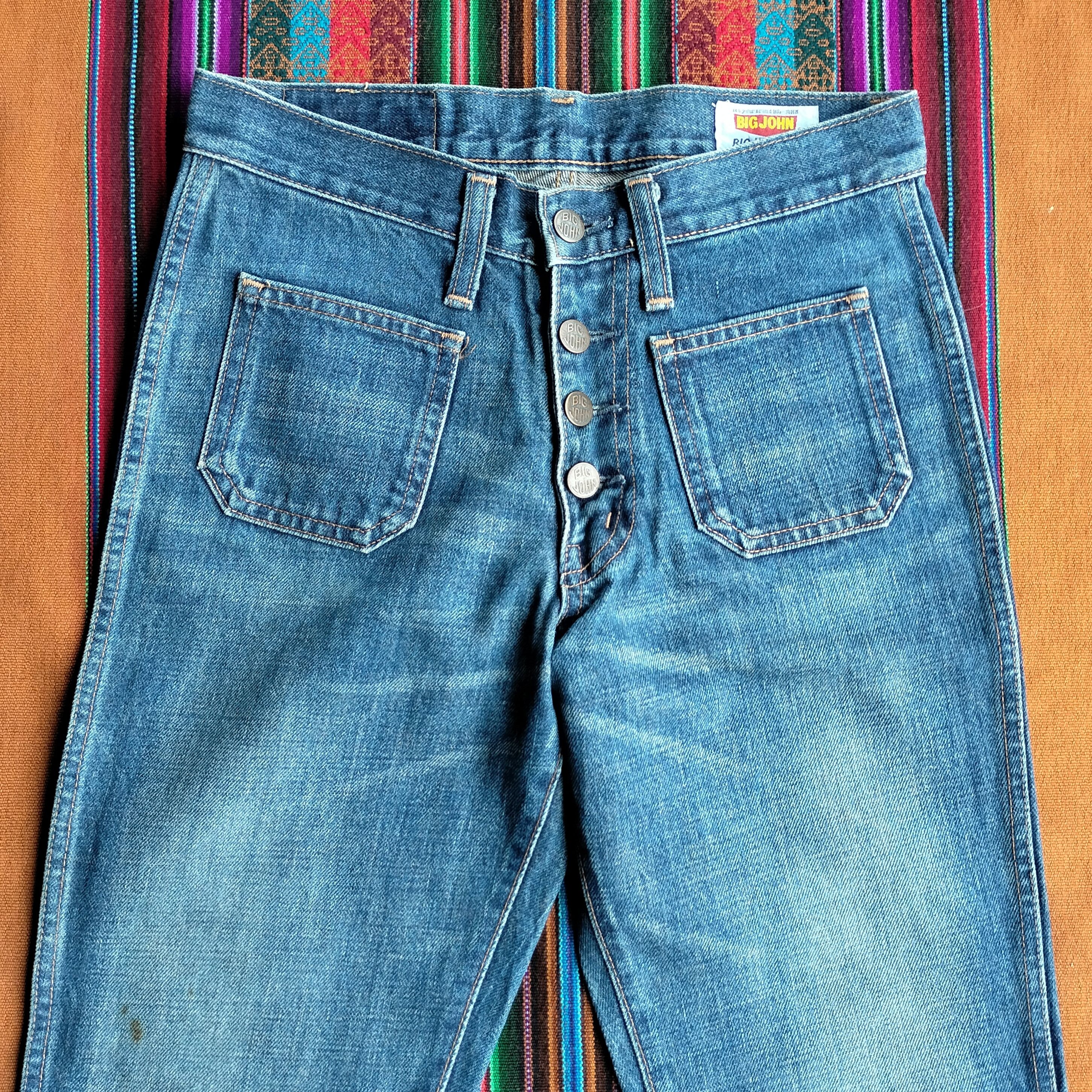 Big John Big John japan front pocket flare denim Size US 27 - 3 Thumbnail