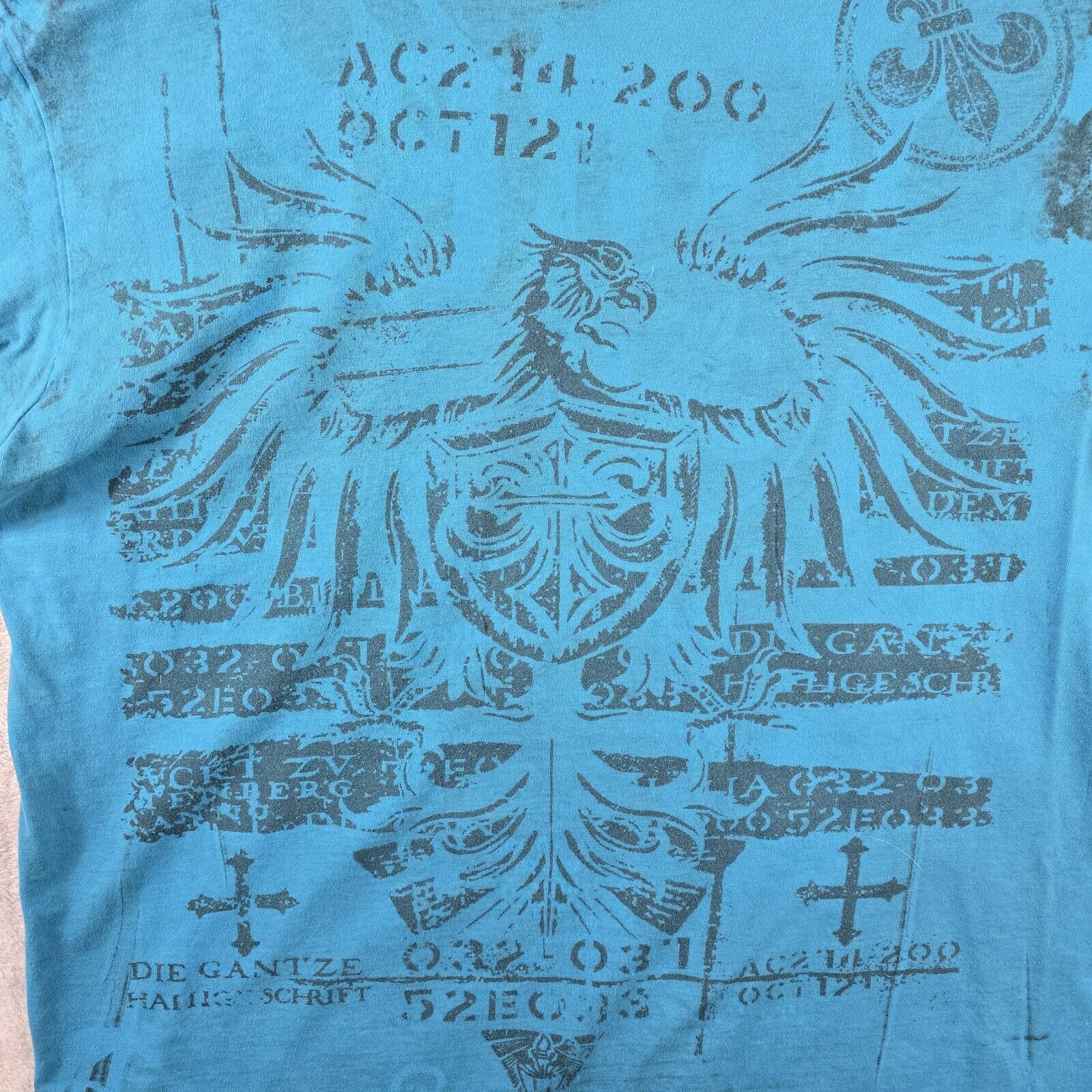 Other Vintage Reversible AOP Cyber Goth Shirt XL Affliction Style Size US XL / EU 56 / 4 - 4 Thumbnail