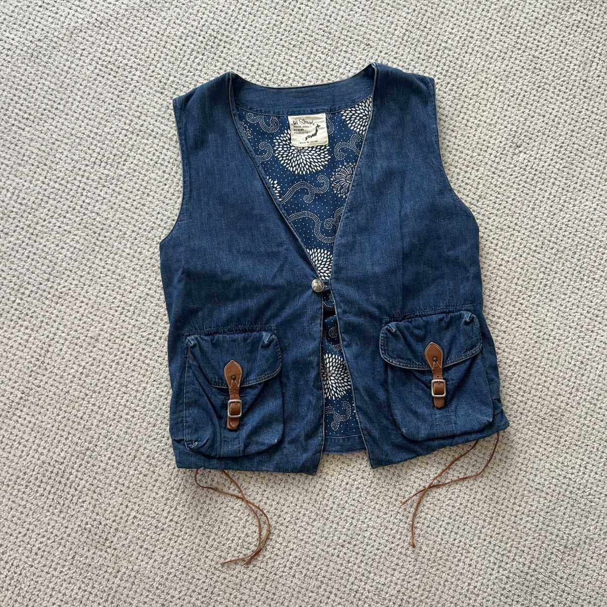 Orslow Denim Vest Size US M / EU 48-50 / 2 - 1 Thumbnail