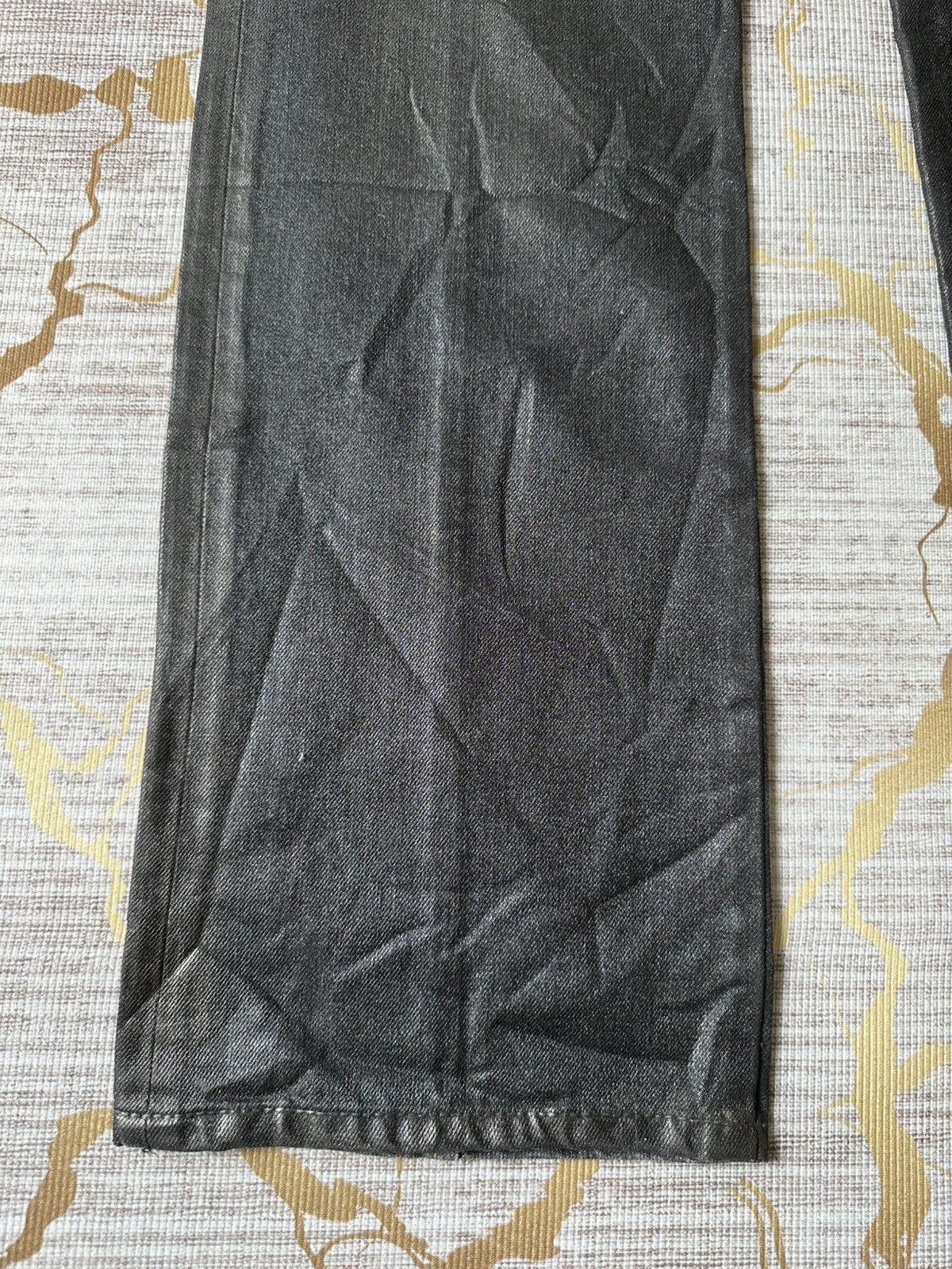 Japanese Brand Japanese Brand Waxed Denim Rick Owens Style Size US 31 - 6 Thumbnail